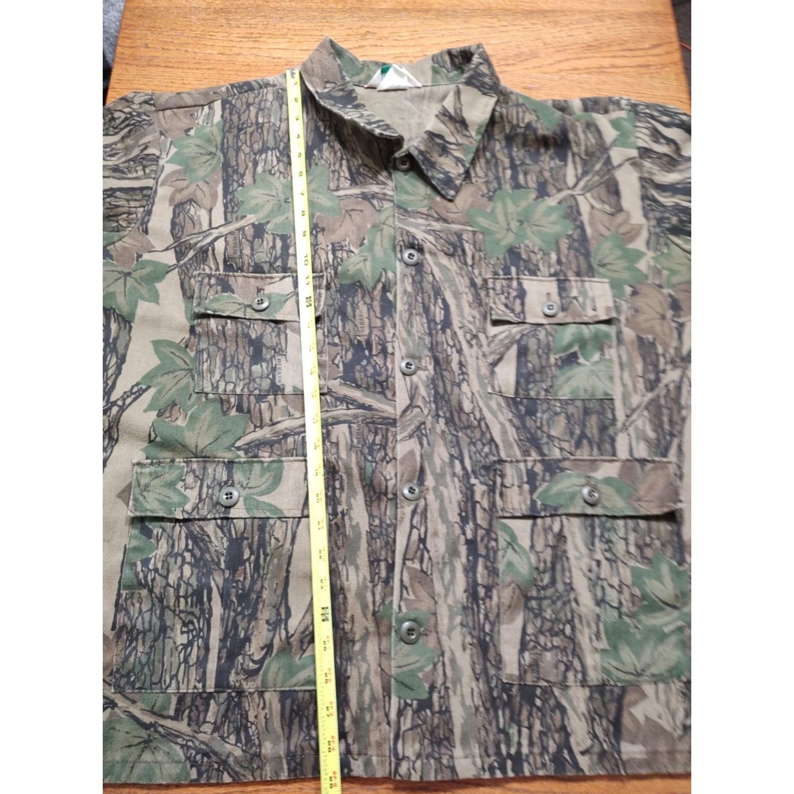 Vintage VINTAGE Key Trebark Camo Button Shirt Jacket Pockets Mens XXL Made In USA Flannel 90s 80s Size US XXL / EU 58 / 5 - 7 Thumbnail