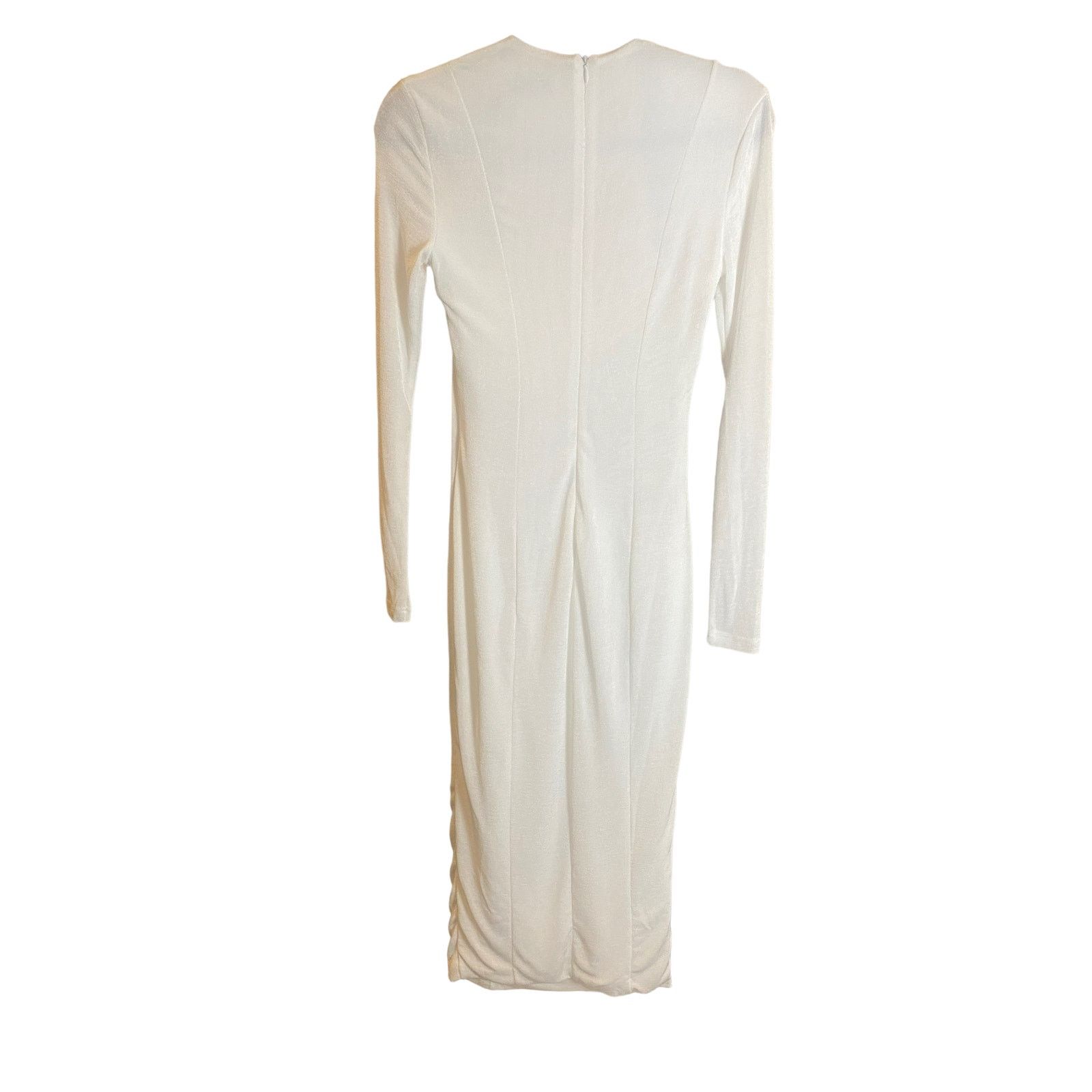 REVOLVE Misha Tara Midi Ivory White Dress 4 Size S / US 4 / IT 40 - 4 Thumbnail