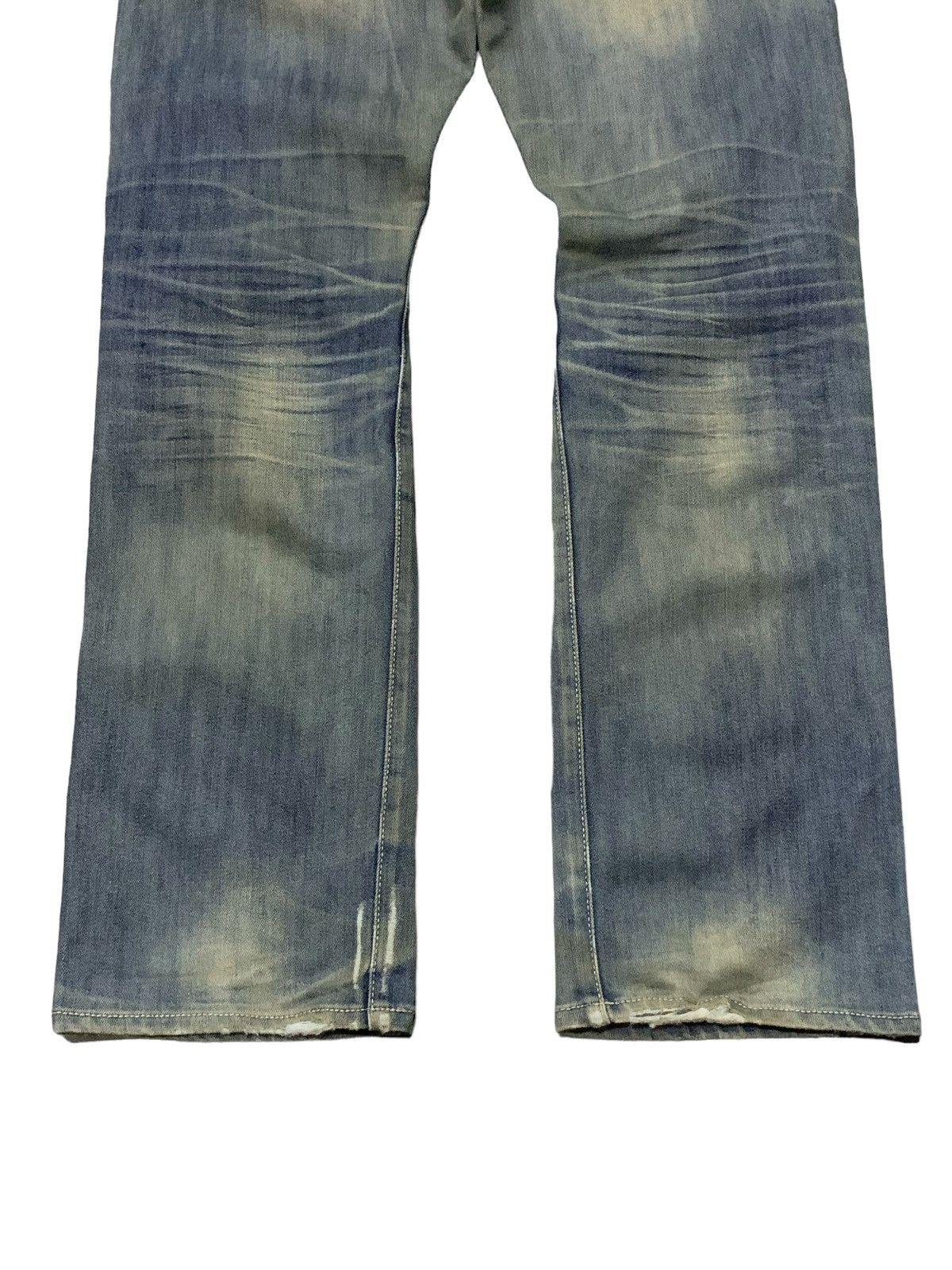 HYDROGEN × Hysteric Glamour × If Six Was Nine Hydrogen Distressed Muddy Dirty Wash Hand Made Denim Pants Size US 32 / EU 48 - 17 Thumbnail