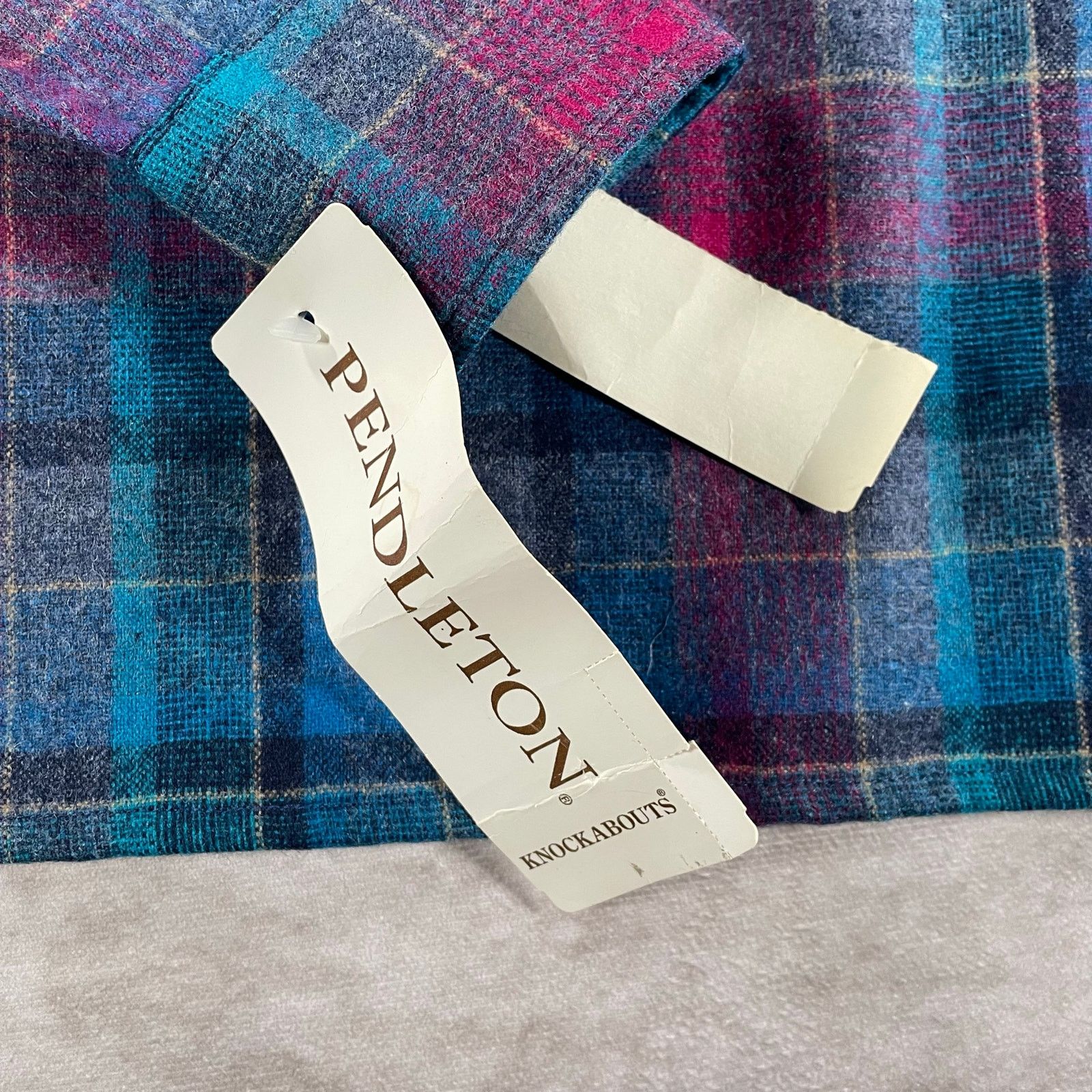 Pendleton 80s NWT Pendleton Knockabouts Pink Blue Plaid Button Down Size US M / EU 48-50 / 2 - 6 Thumbnail