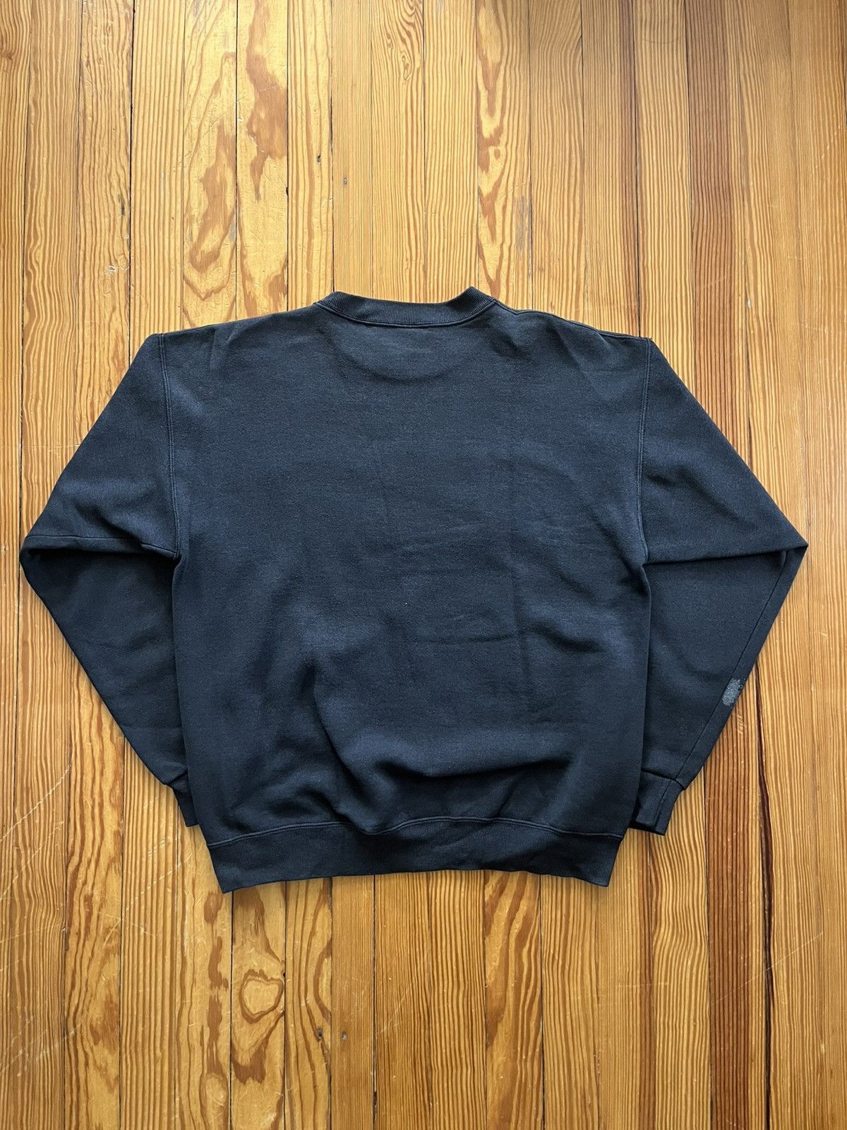 Vintage Vintage 80s Army Sweatshirt Faded Thrashed Black / Yellow Size US L / EU 52-54 / 3 - 2 Thumbnail
