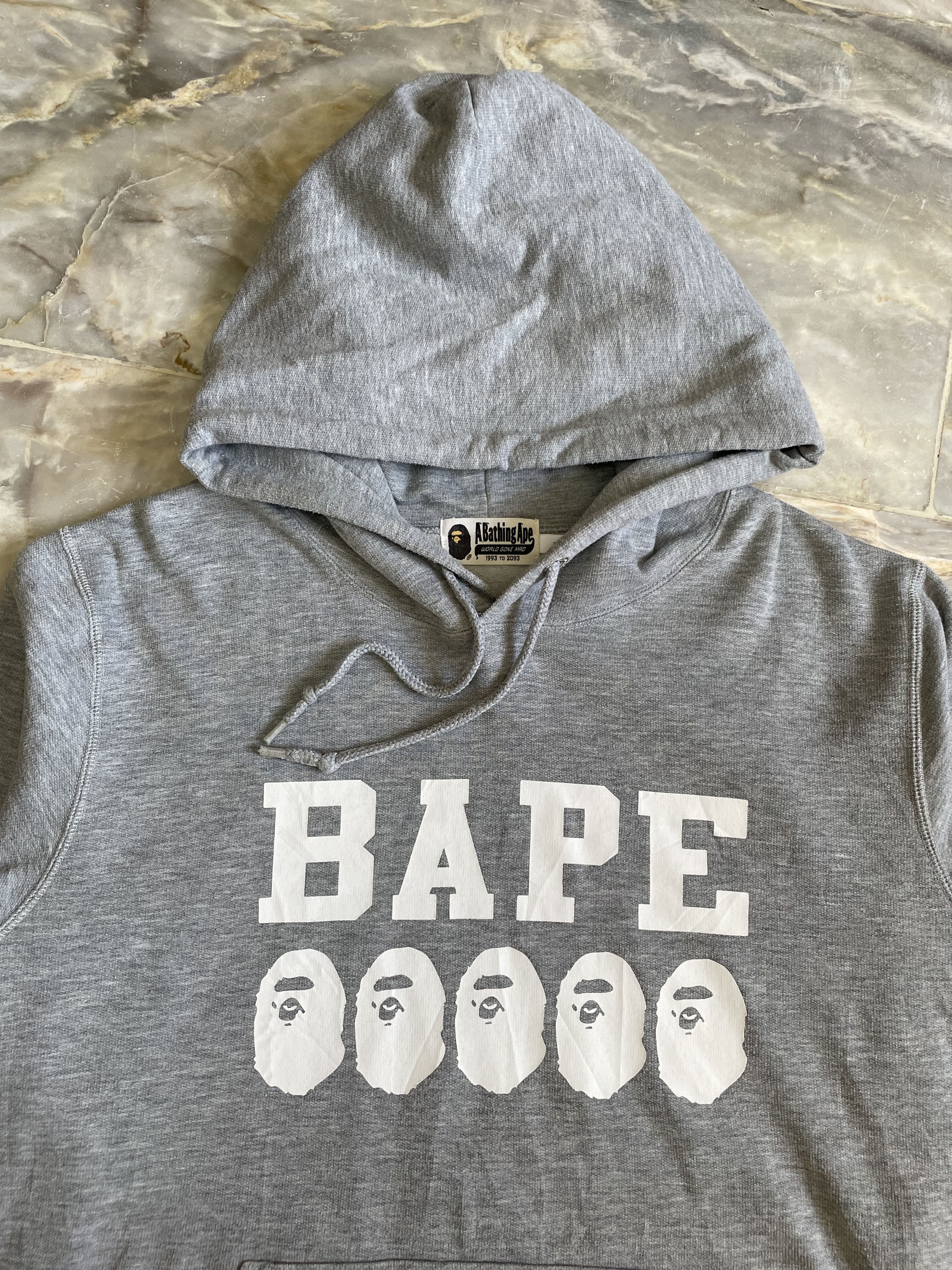 Bape SS21 A Bathing Ape Go Skate Pack Grey Hoodie Size US XL / EU 56 / 4 - 2 Thumbnail