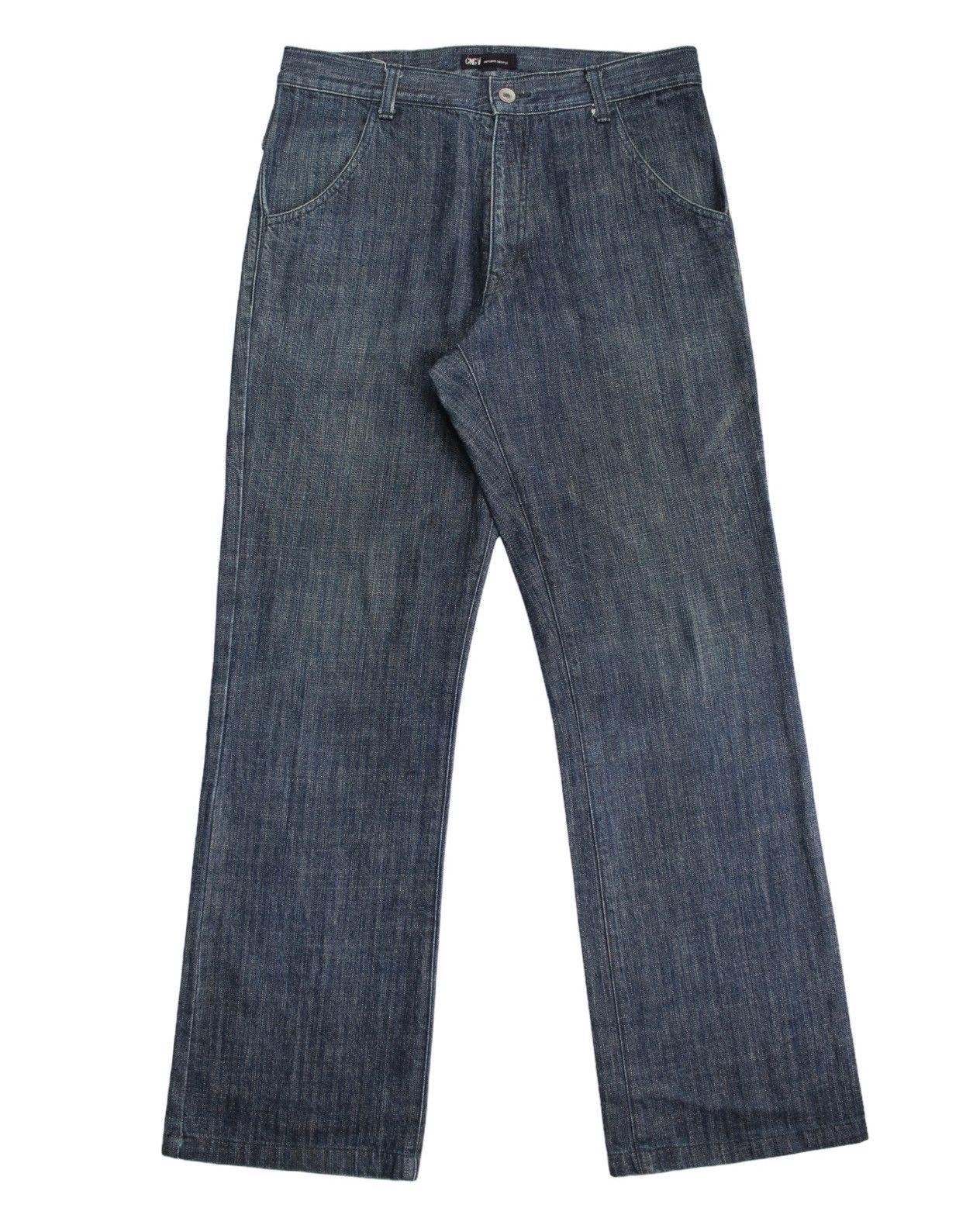 Japanese Brand 2000S CNCV CONCAVE ATTEMPTS JEANS Size US 30 / EU 46 - 1 Thumbnail