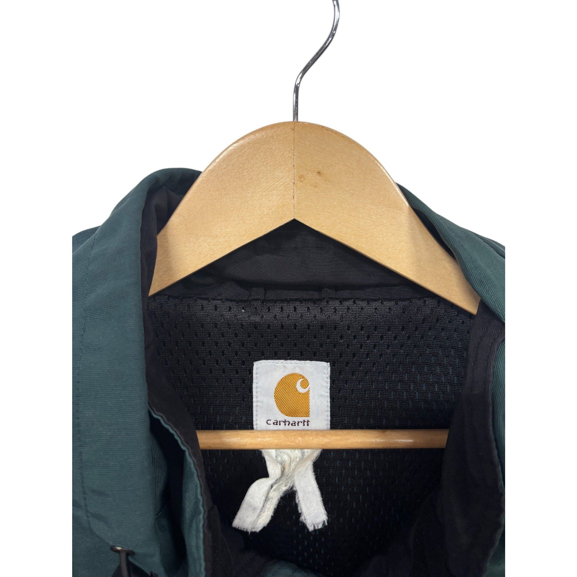Carhartt Vintage Carhartt Green Shell Rain Jacket Size XL Size US XL / EU 56 / 4 - 3 Thumbnail