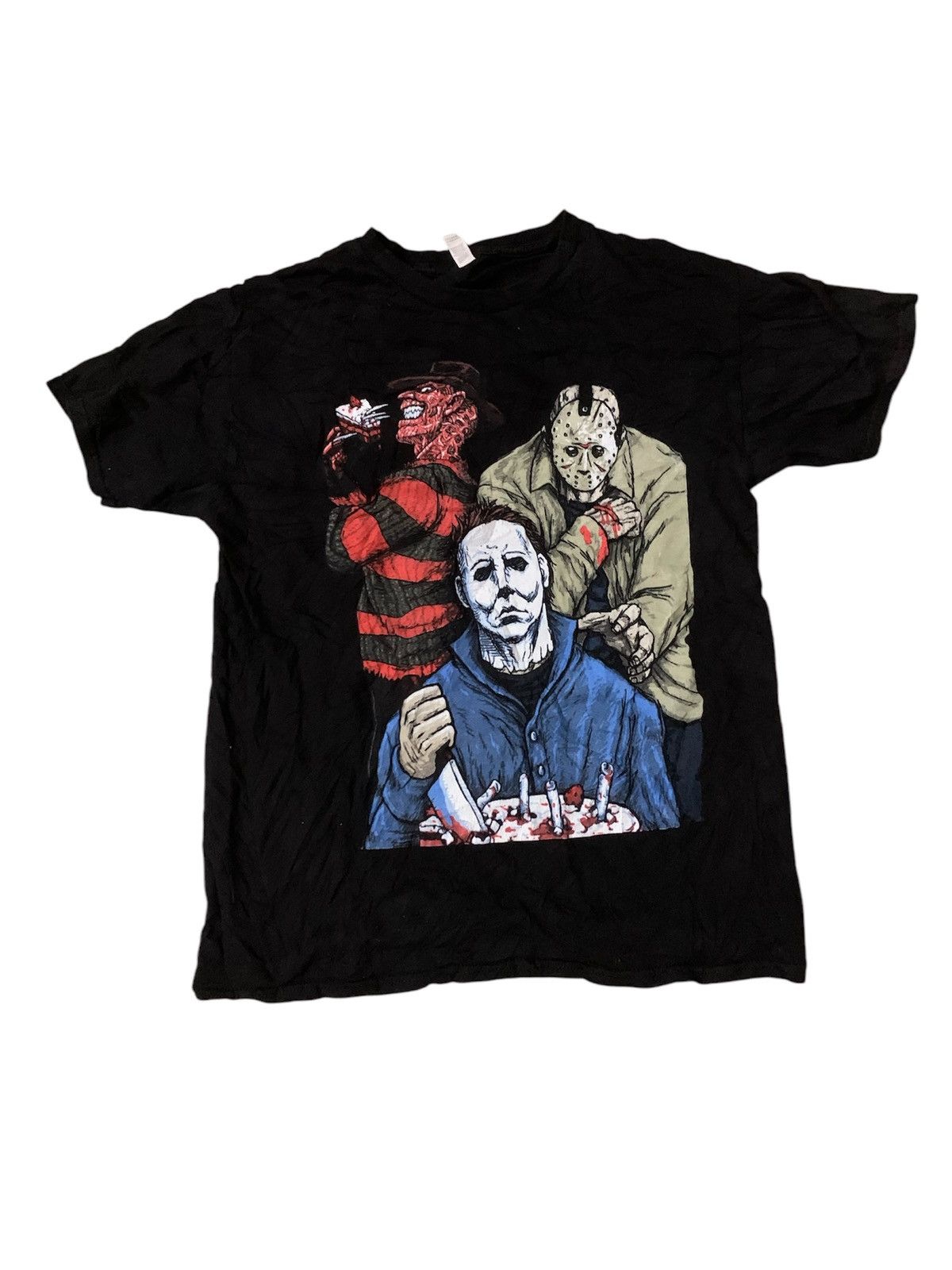 Expert Horror Freddy X Jason Printed Tee Size US M / EU 48-50 / 2 - 1 Thumbnail