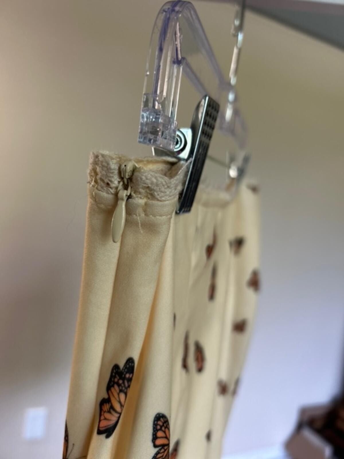 Other Princess Polly Yellow Butterfly Print Skirt Size AU 14 / US Size 32" / US 10 / IT 46 - 5 Thumbnail