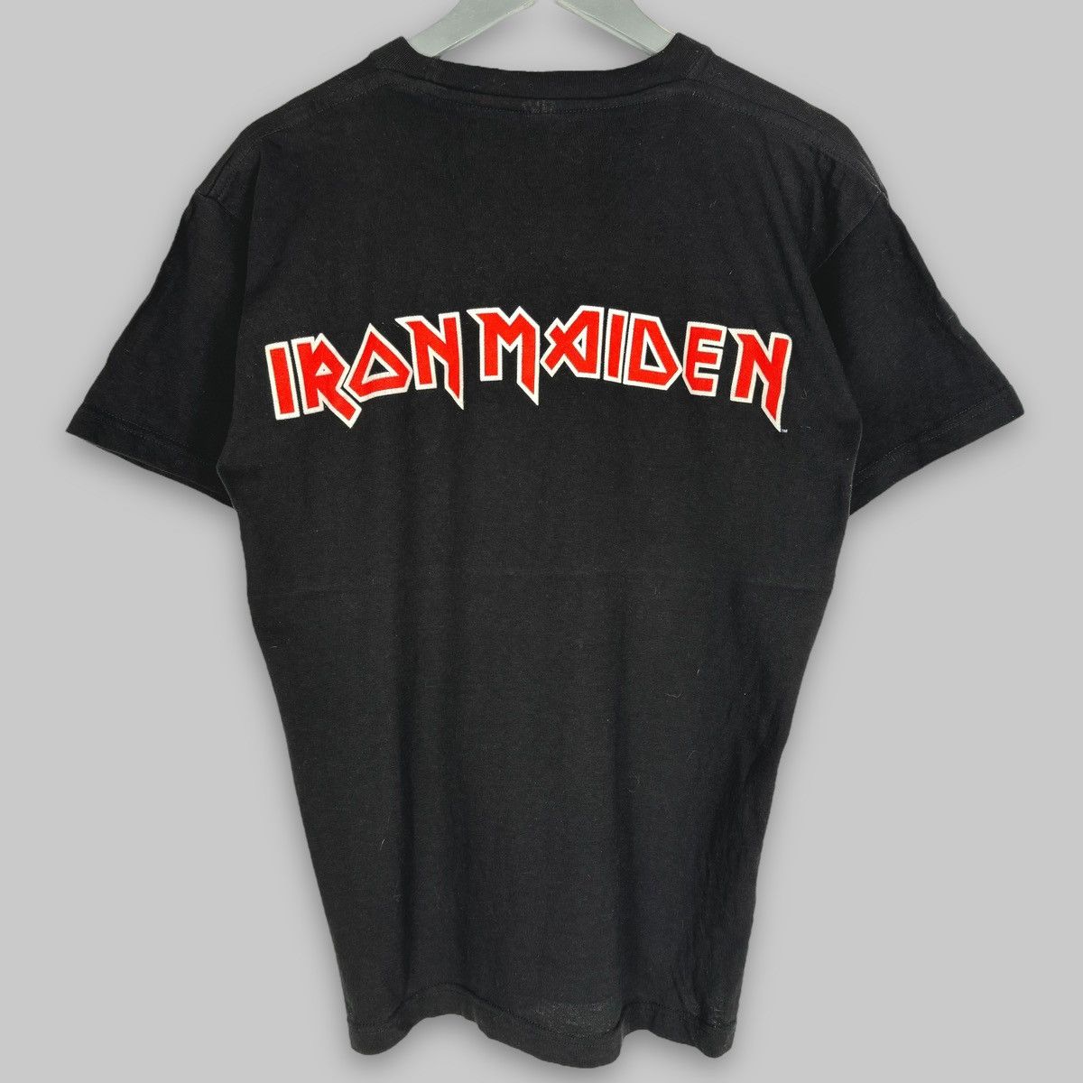 Band Tees Vintage 1997 Iron Maiden Candle Finger Euro Licensed T Shirt Size US L / EU 52-54 / 3 - 2 Thumbnail