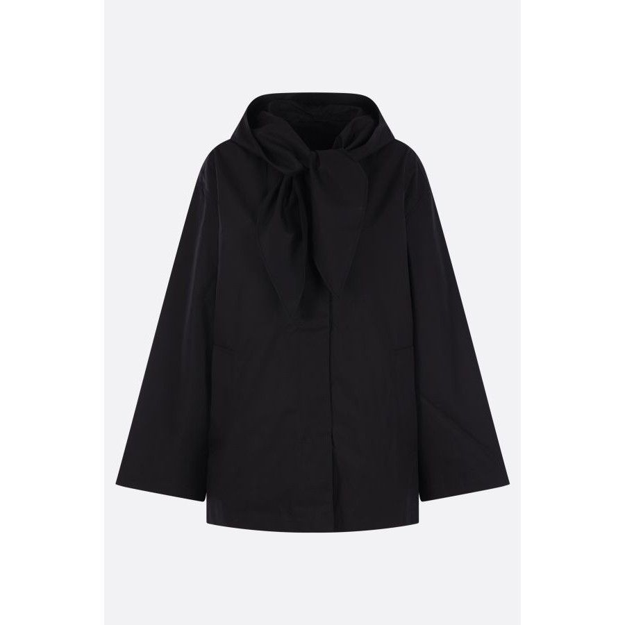 Toteme TOTEME Black Technical Scarf Black Jacket New & Authentic (W Size M / US 6-8 / IT 42-44 - 1 Thumbnail