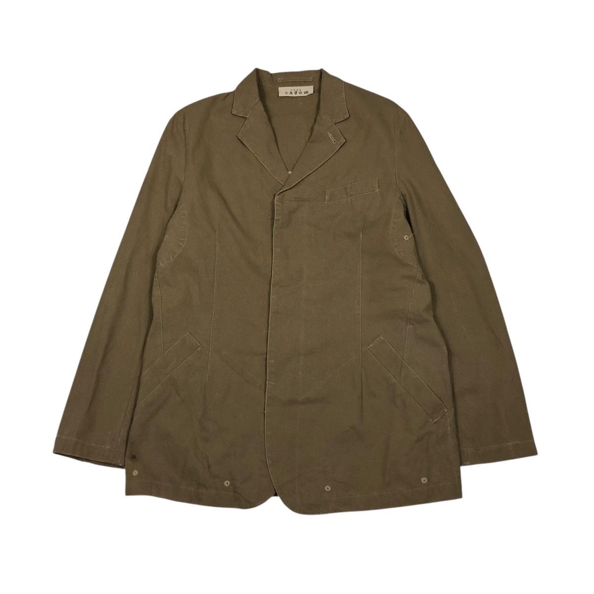 Japanese Brand 🔥VINTAGE DUCK CANVAS CHORE JACKET TESS ISSEY MIYAKE Size US M / EU 48-50 / 2 - 1 Thumbnail