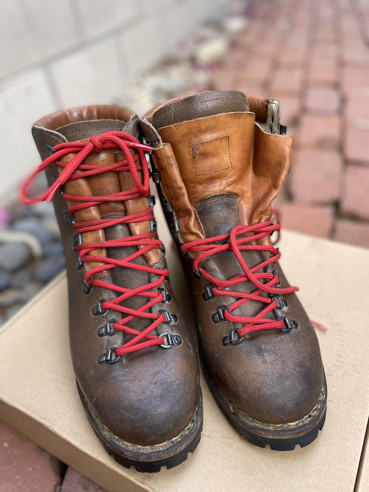 Italo Leather Rare Vintage Alico Summit Hiking Boots Grailed