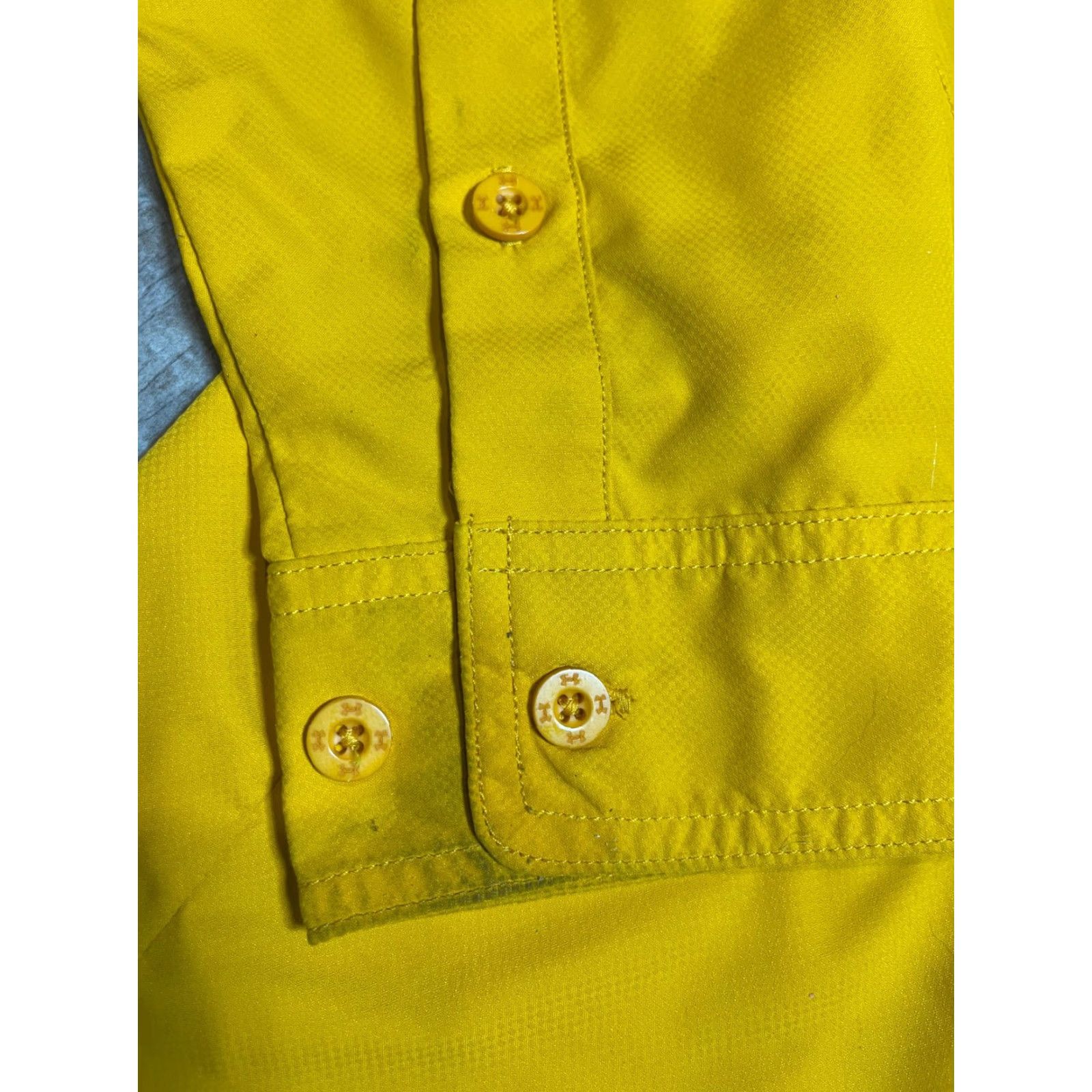 Under Armour Under Armour Jacket Windbreaker Yellow Breathable Water Resistant Storm Zip Pockets Mens S M Size S / US 4 / IT 40 - 4 Thumbnail