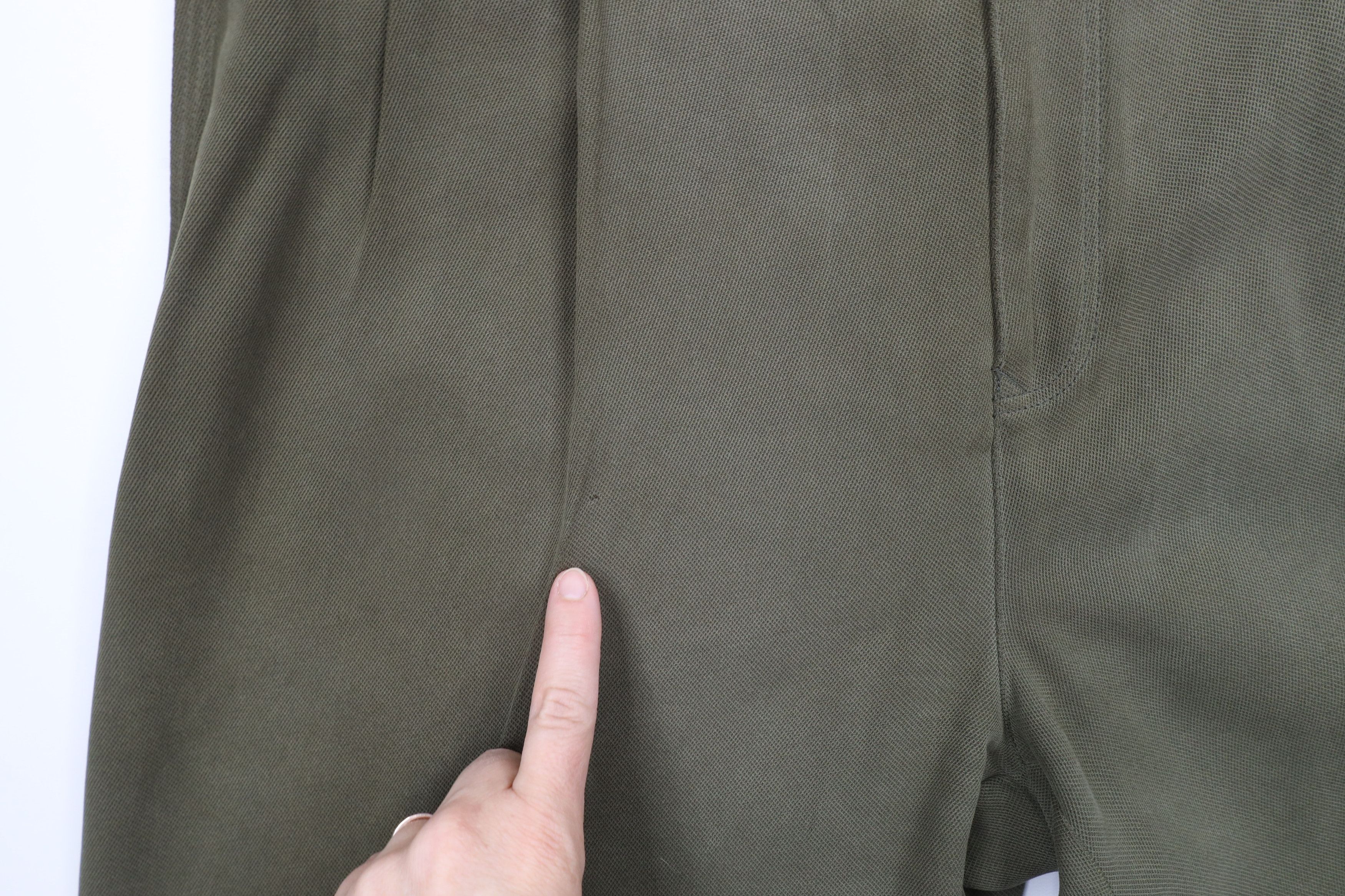 Tommy Bahama Vintage 90s Tommy Bahama Pleated Wide Leg Chino Pants Green Size US 36 / EU 52 - 5 Thumbnail