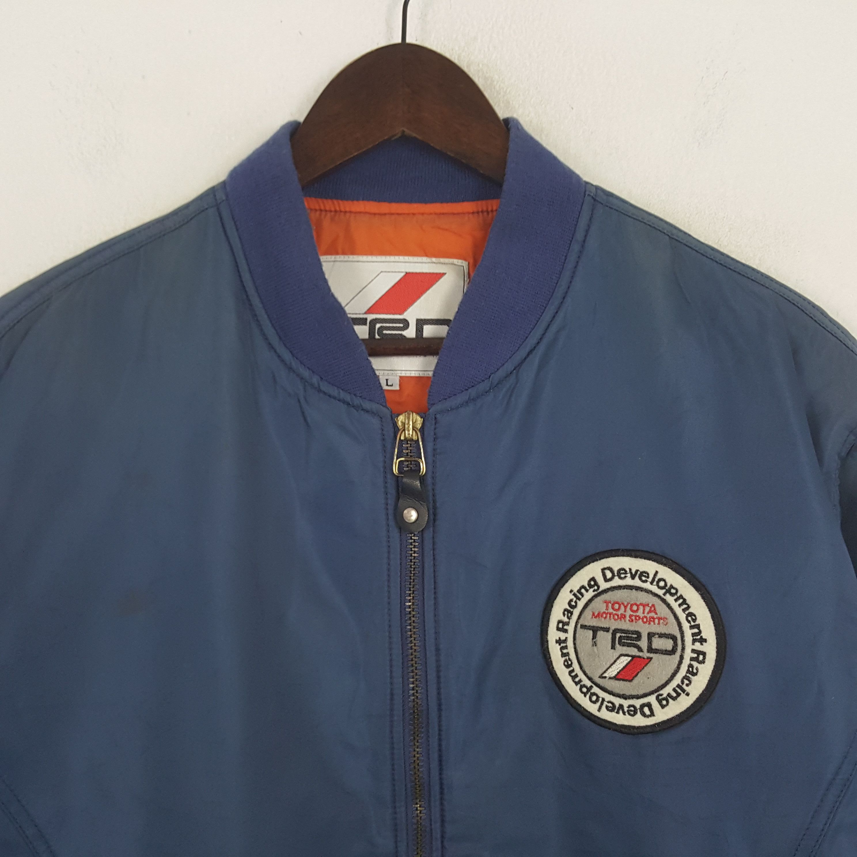 Japanese Brand × Vintage Vintage TRD Toyota Racing Motorsport Windbreaker Jacket Size US L / EU 52-54 / 3 - 4 Thumbnail