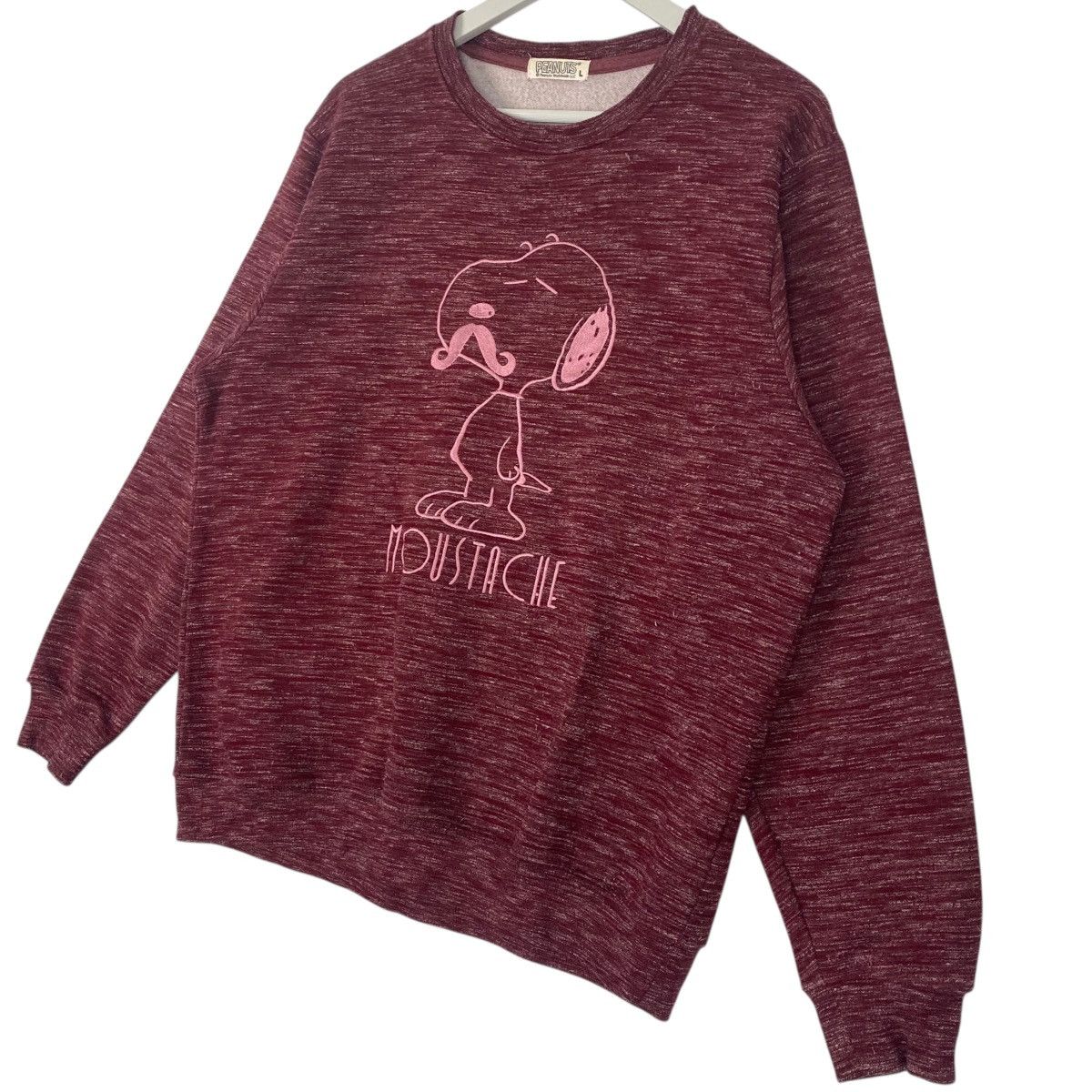 Other Vintage Peanuts Snoopy Crewneck Sweatshirt Pink Size LL Size US L / EU 52-54 / 3 - 2 Thumbnail