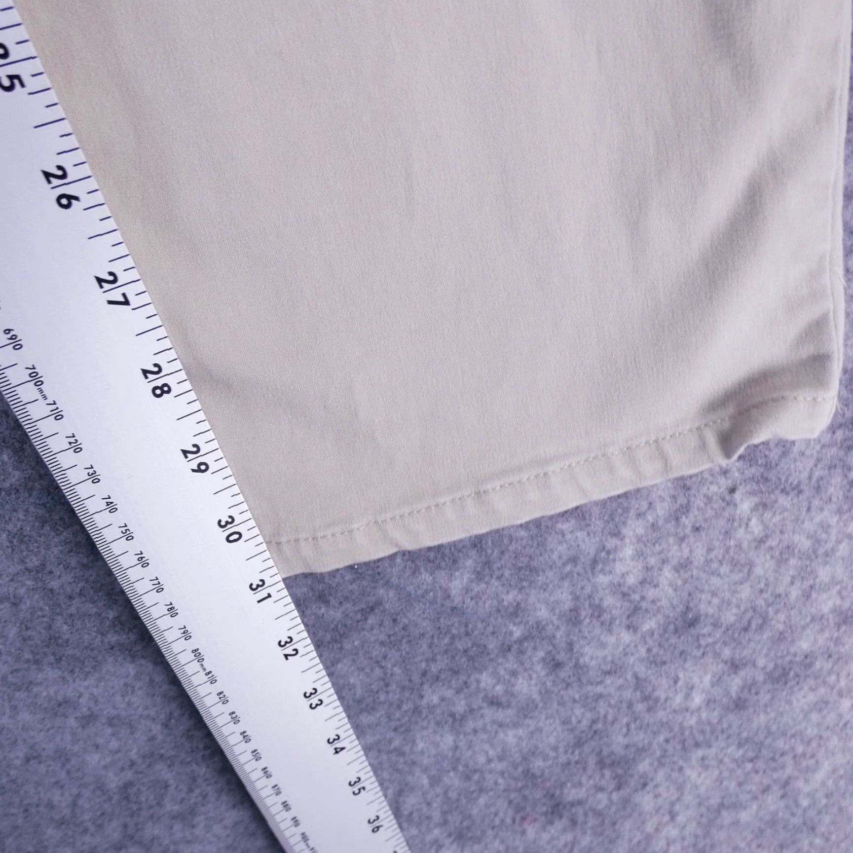 Tommy Hilfiger Tommy Hilfiger Pants Womens 8 Stretch Flat Front Boot Beige Button Fly Ladies Size 30" / US 8 / IT 44 - 7 Thumbnail
