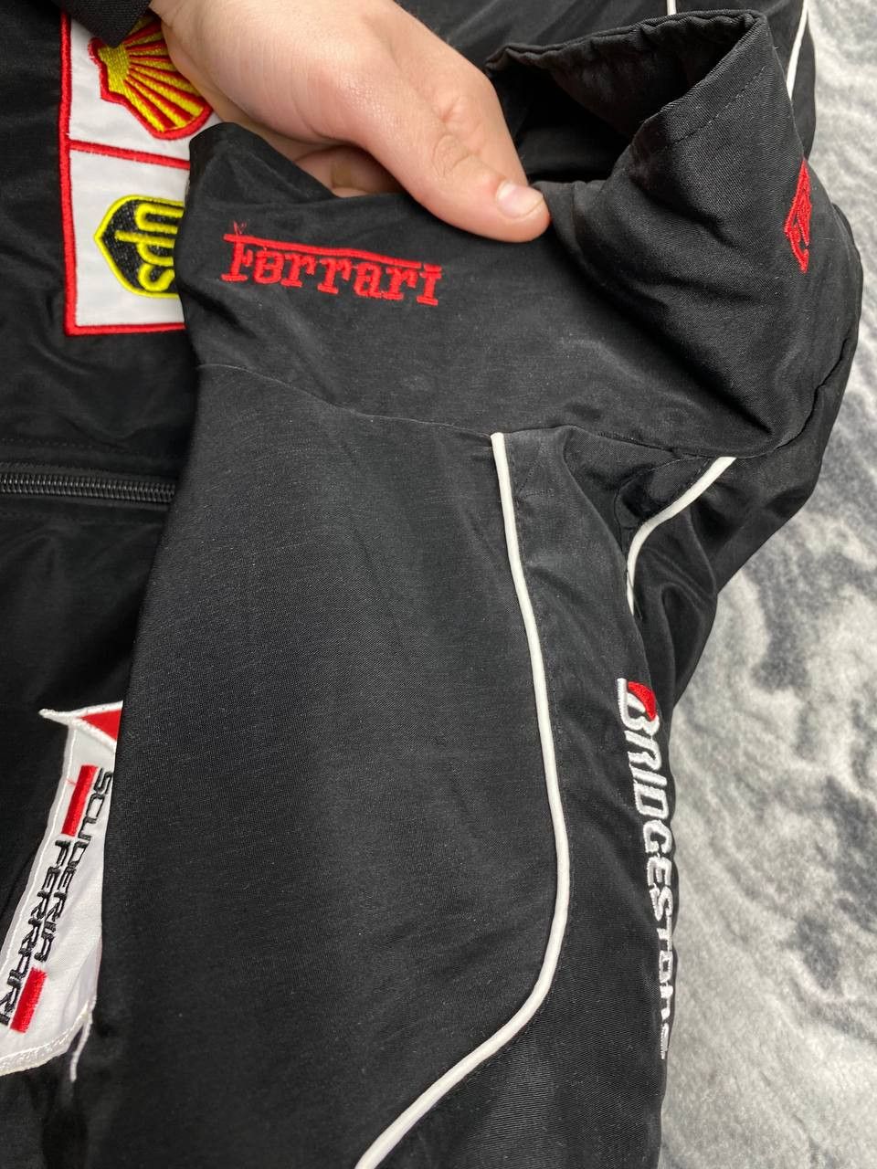 Ferrari Vintage Ferrari F1 Racing Team Bomber Jacket Big Logo Men Size US M / EU 48-50 / 2 - 11 Thumbnail