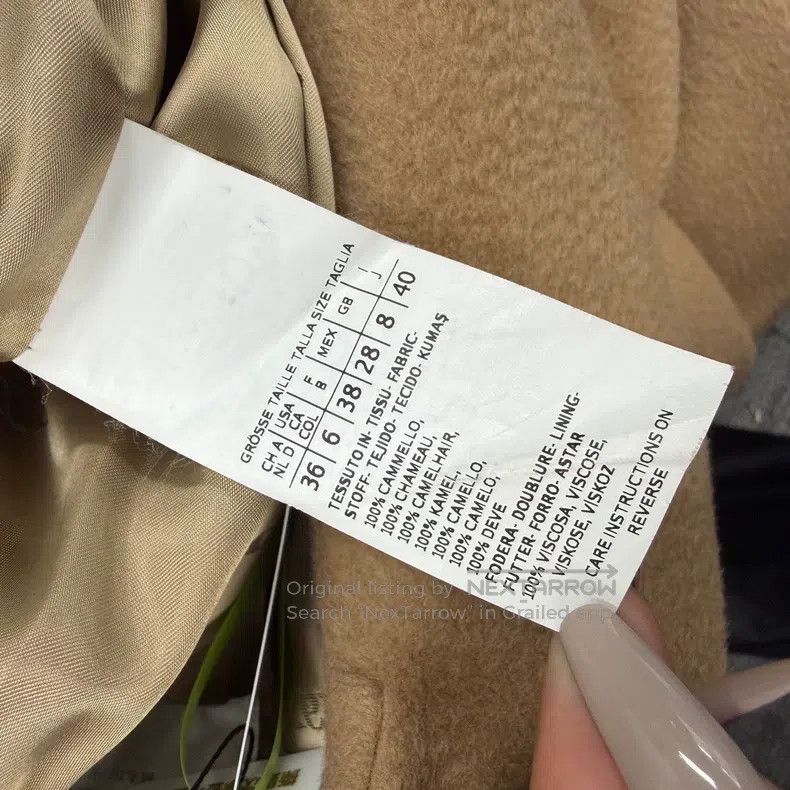 Max Mara Max Mara Camel Overcoat Size S / US 4 / IT 40 - 4 Thumbnail