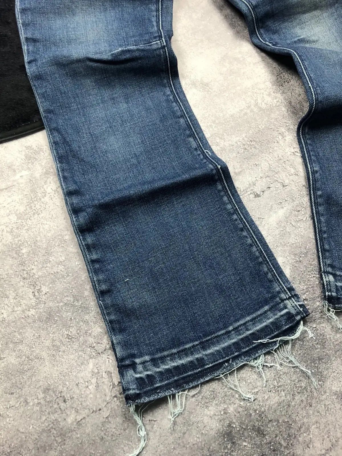 Rta RTA Very Rare Blue Flared Jeans Avantgarde Hype Streetwear Size 28" / US 6 / IT 42 - 4 Thumbnail