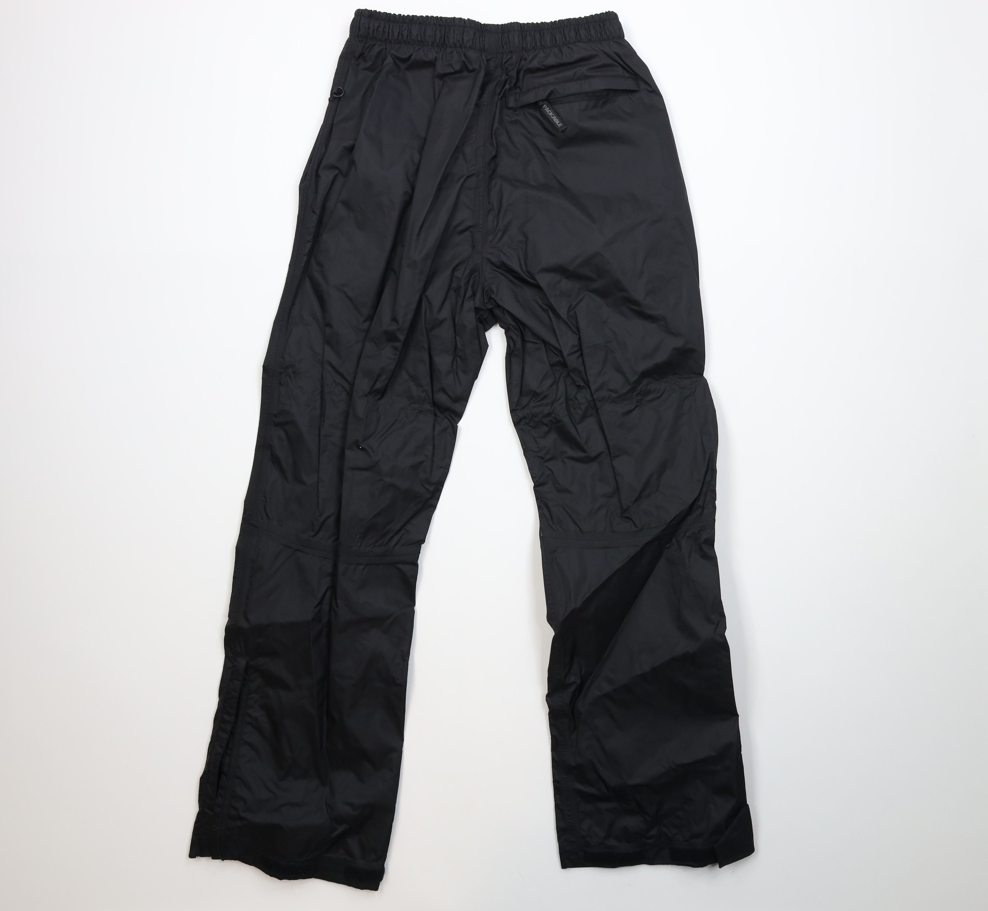 Vintage Vintage 90s Y2K Streetwear Waterproof Wide Leg Rain Pants Size 28" / US 6 / IT 42 - 8 Thumbnail