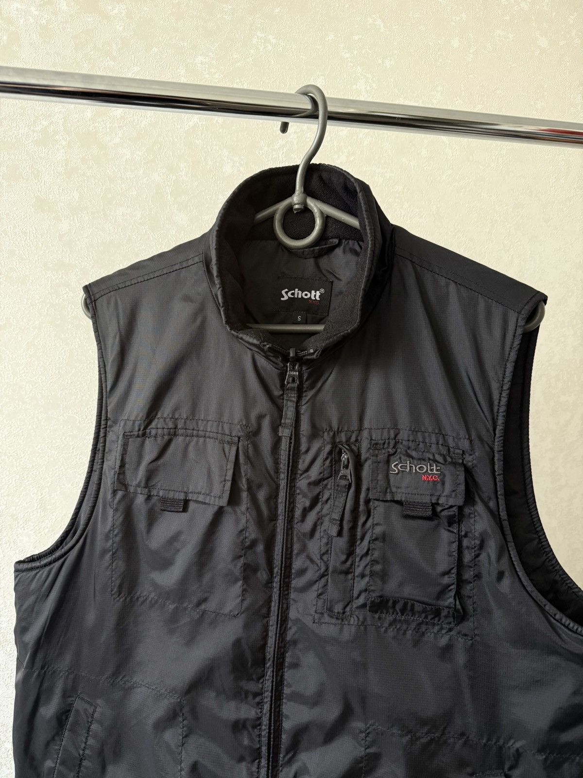 Schott Schott NYC Vintage Utility Vest Gilet Men’s Multi Pocket Size US S / EU 44-46 / 1 - 2 Thumbnail