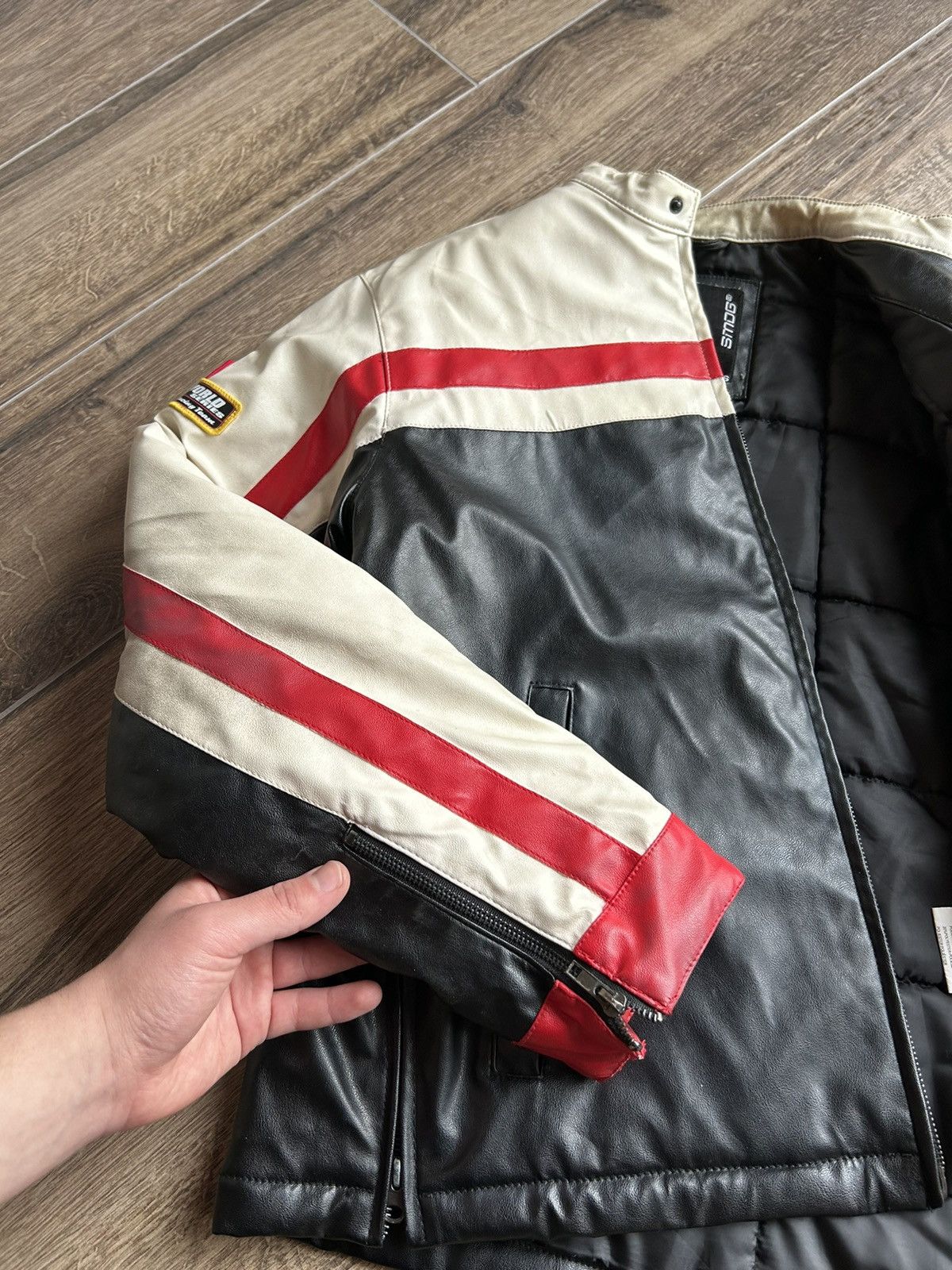 Japanese Brand Smog Eco leather jacket racing y2k Size US S / EU 44-46 / 1 - 5 Thumbnail