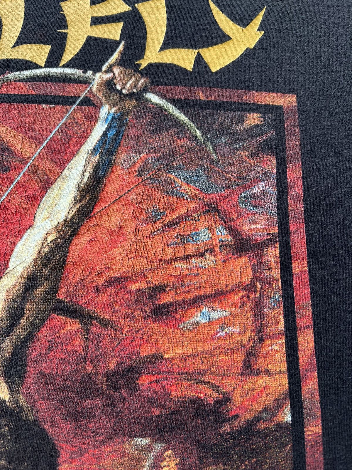 Band Tees Vintage 2019 Soulfly Ritual Metal Band Black T-shirt Size US M / EU 48-50 / 2 - 7 Thumbnail
