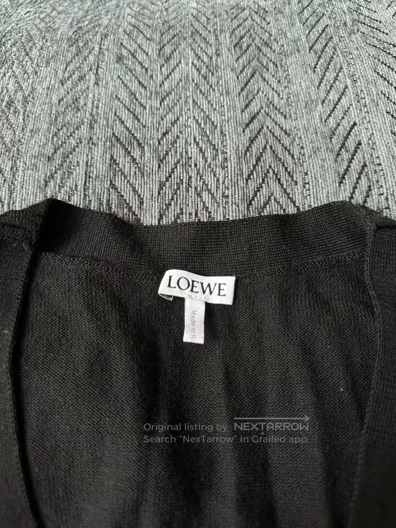 Loewe Loewe Embroidered Logo Cardigan Size M / US 6-8 / IT 42-44 - 4 Thumbnail