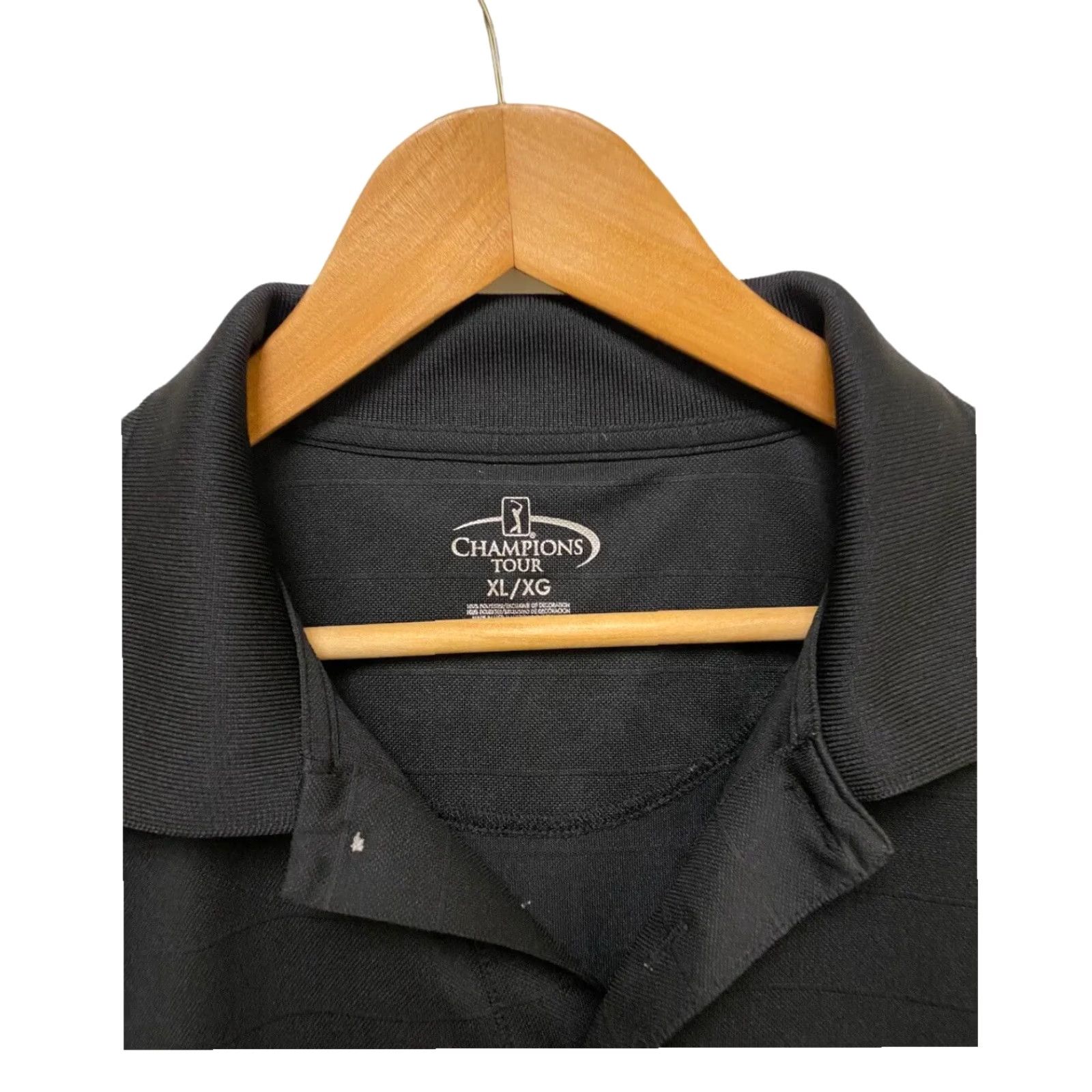 Vintage Champion's Tour Men's Short Sleeve Polo Black XL Size US XL / EU 56 / 4 - 2 Thumbnail