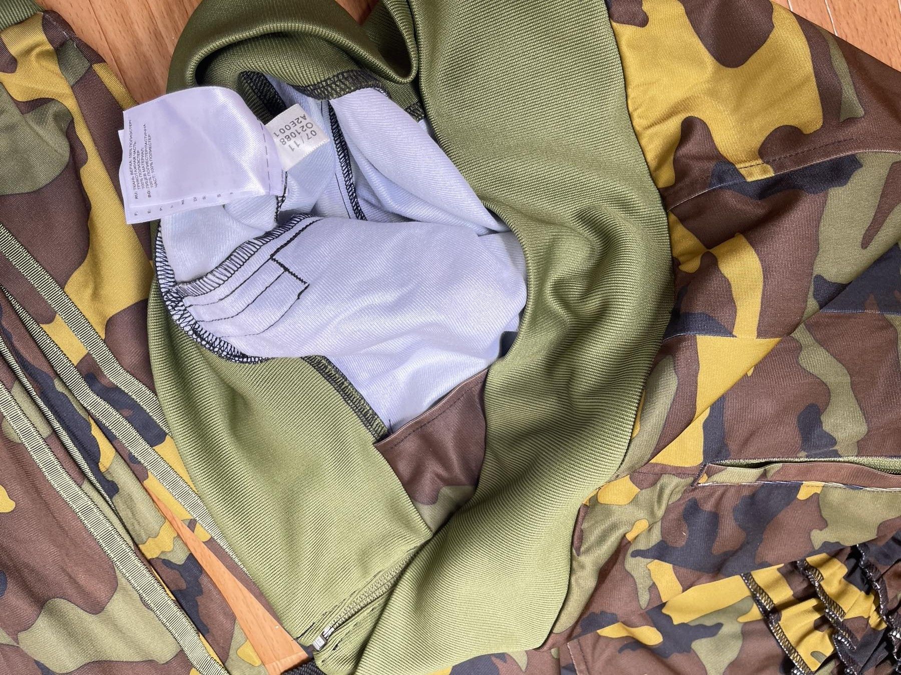 Adidas × Jeremy Scott Adidas Jeremy Scott Tracksuit Camo tuxedo Ruffle Bontage set Size US L / EU 52-54 / 3 - 18 Thumbnail