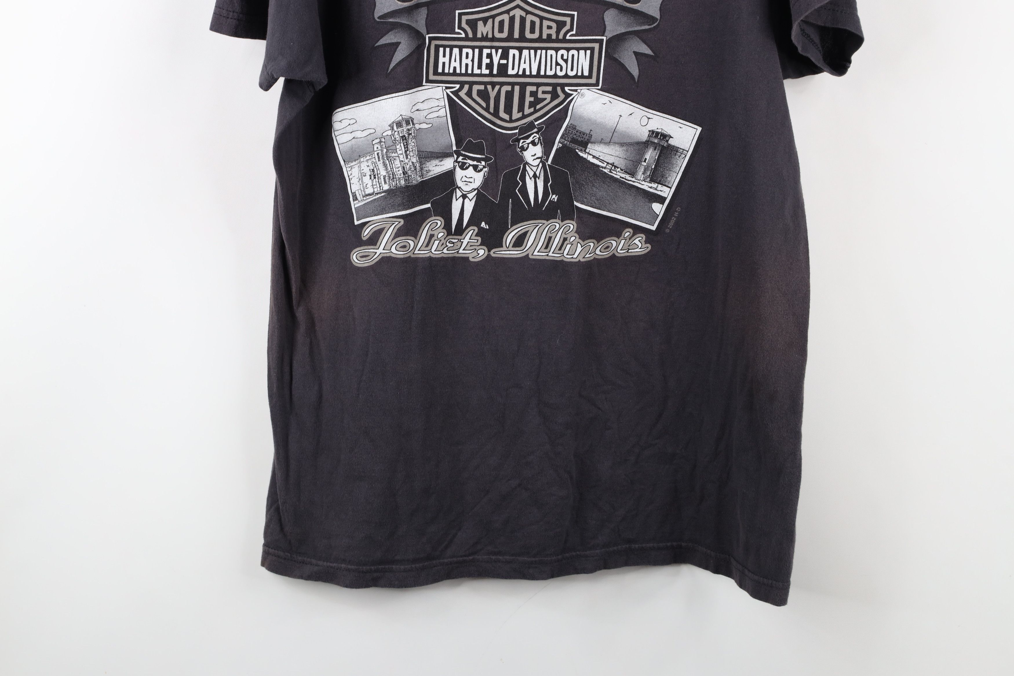 Harley Davidson × Vintage Vintage Y2K Harley Davidson Tribal Skull Barbwire T-Shirt Size US L / EU 52-54 / 3 - 15 Thumbnail
