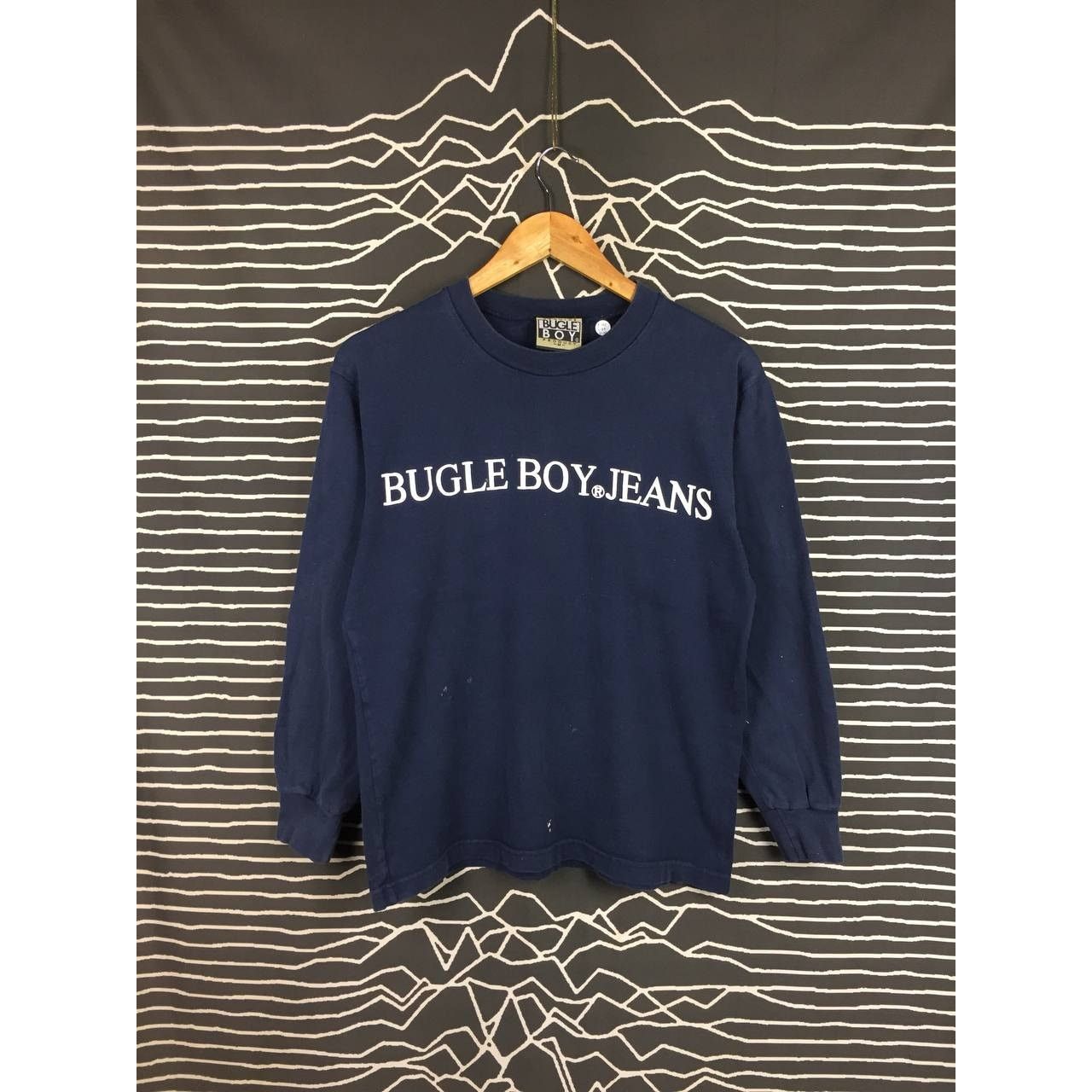 Bugle Boy × Vintage Bugle Boy Jeans Spell Out Logo Long Sleeve Tee Size US M / EU 48-50 / 2 - 2 Thumbnail