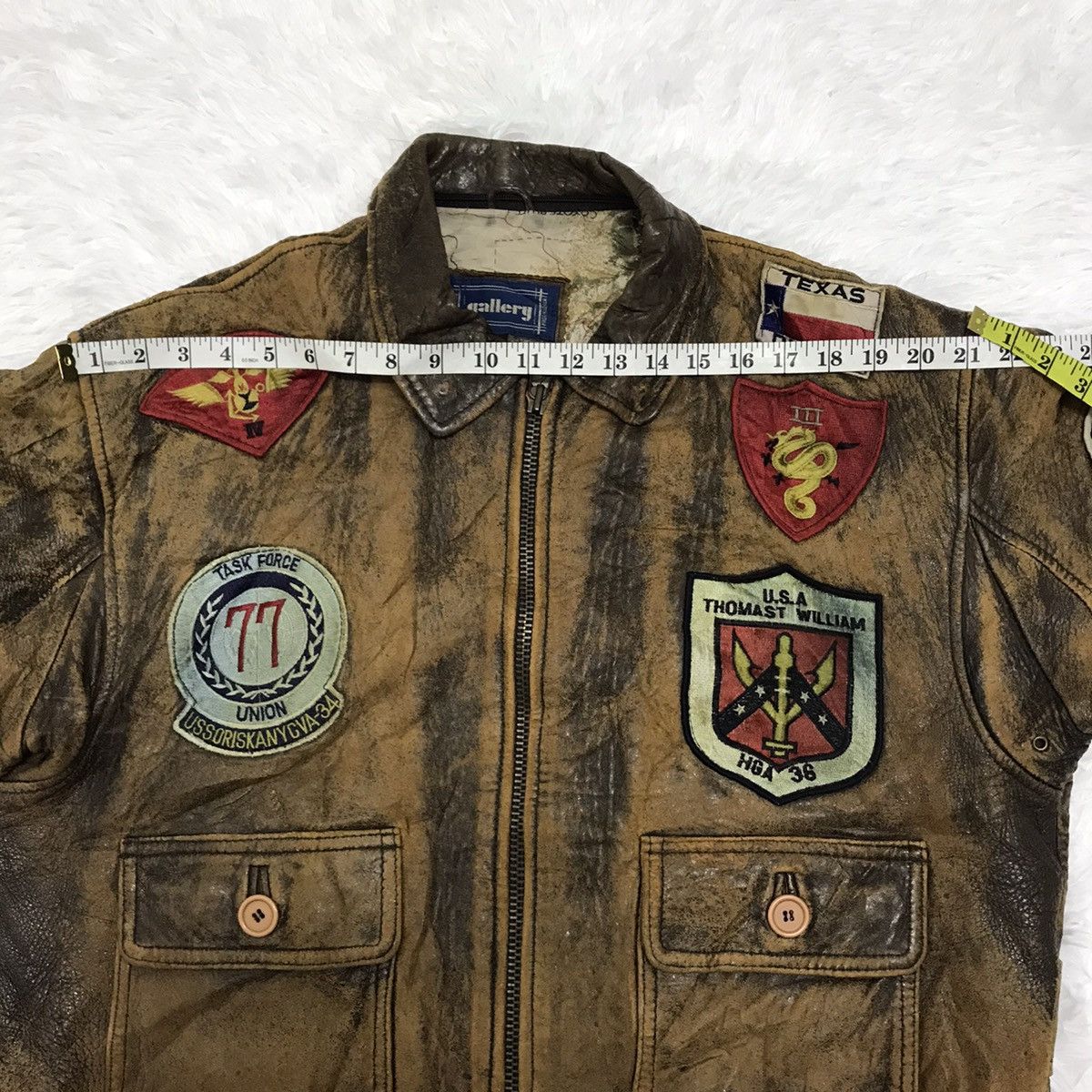Genuine Leather Vintage gallery leather jacket Size US L / EU 52-54 / 3 - 10 Thumbnail