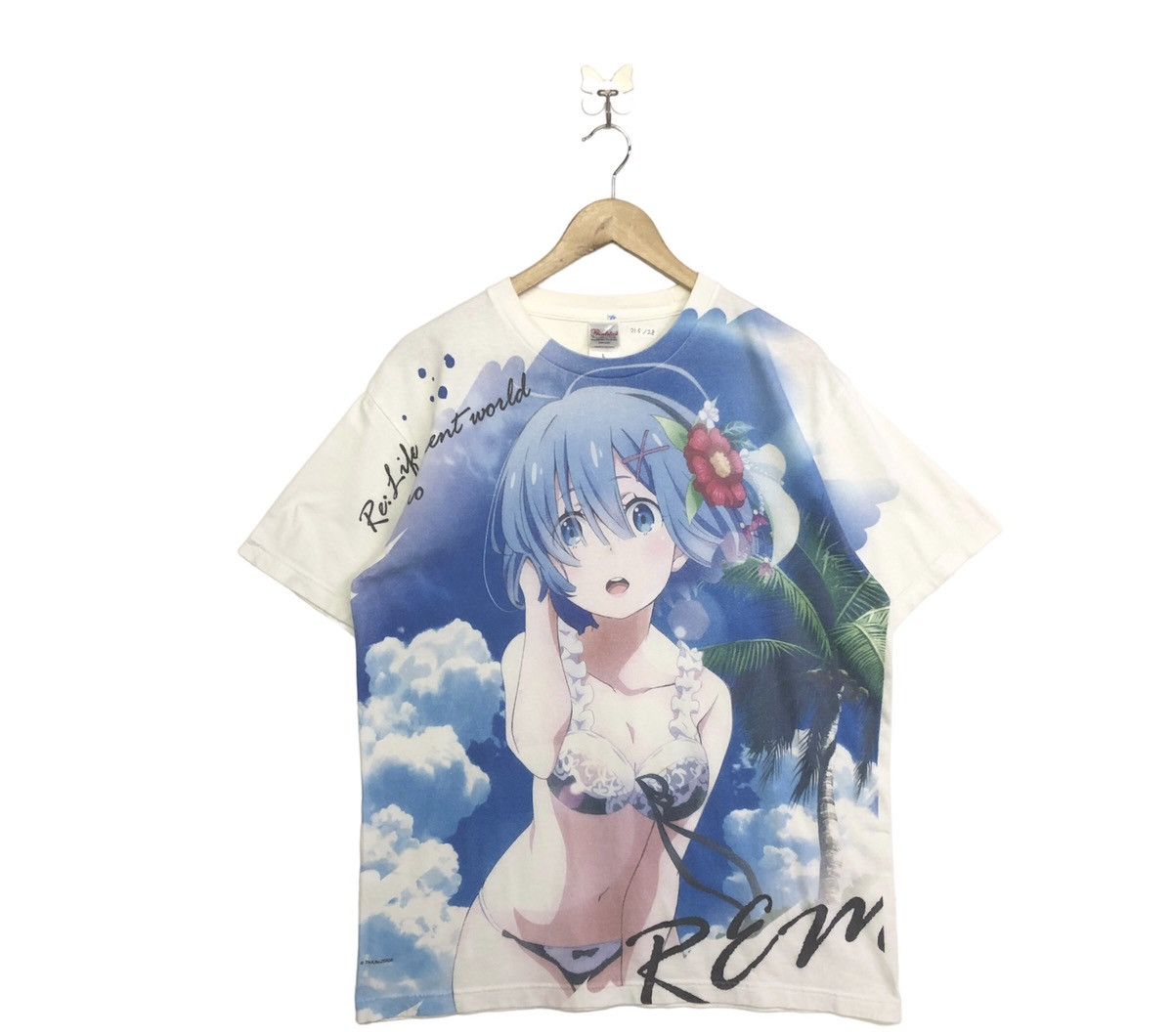 Re:Zero Rem Anime Fullprint Bikini Character Weeb Tshirt