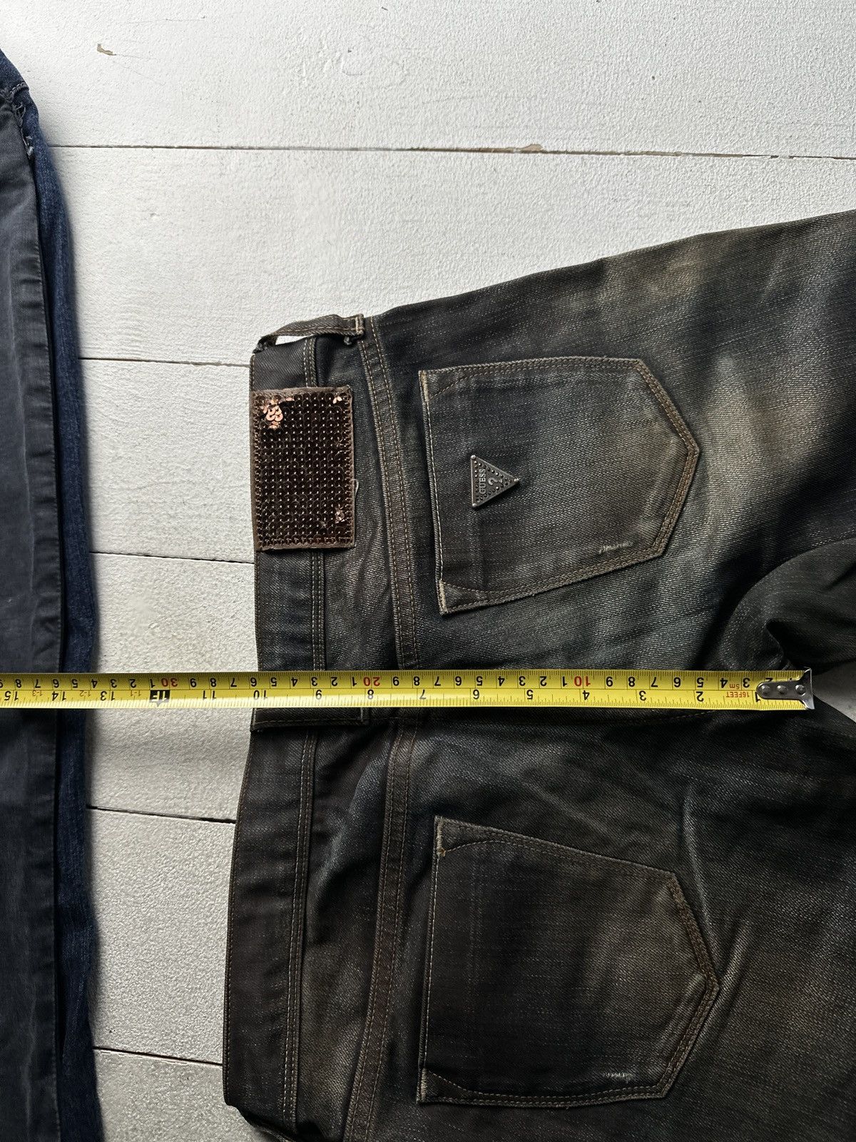 Guess FLARED 🚨00S GUESS WITH LOGO WOMEN JEANS Y2K OPUIM Size 28" / US 6 / IT 42 - 16 Thumbnail