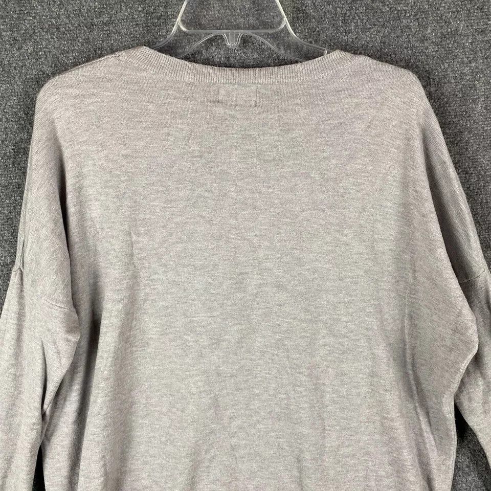 Other Dreamers Sweater Women's S/M Long Sleeve Pullover Gray Size S / US 4 / IT 40 - 8 Thumbnail