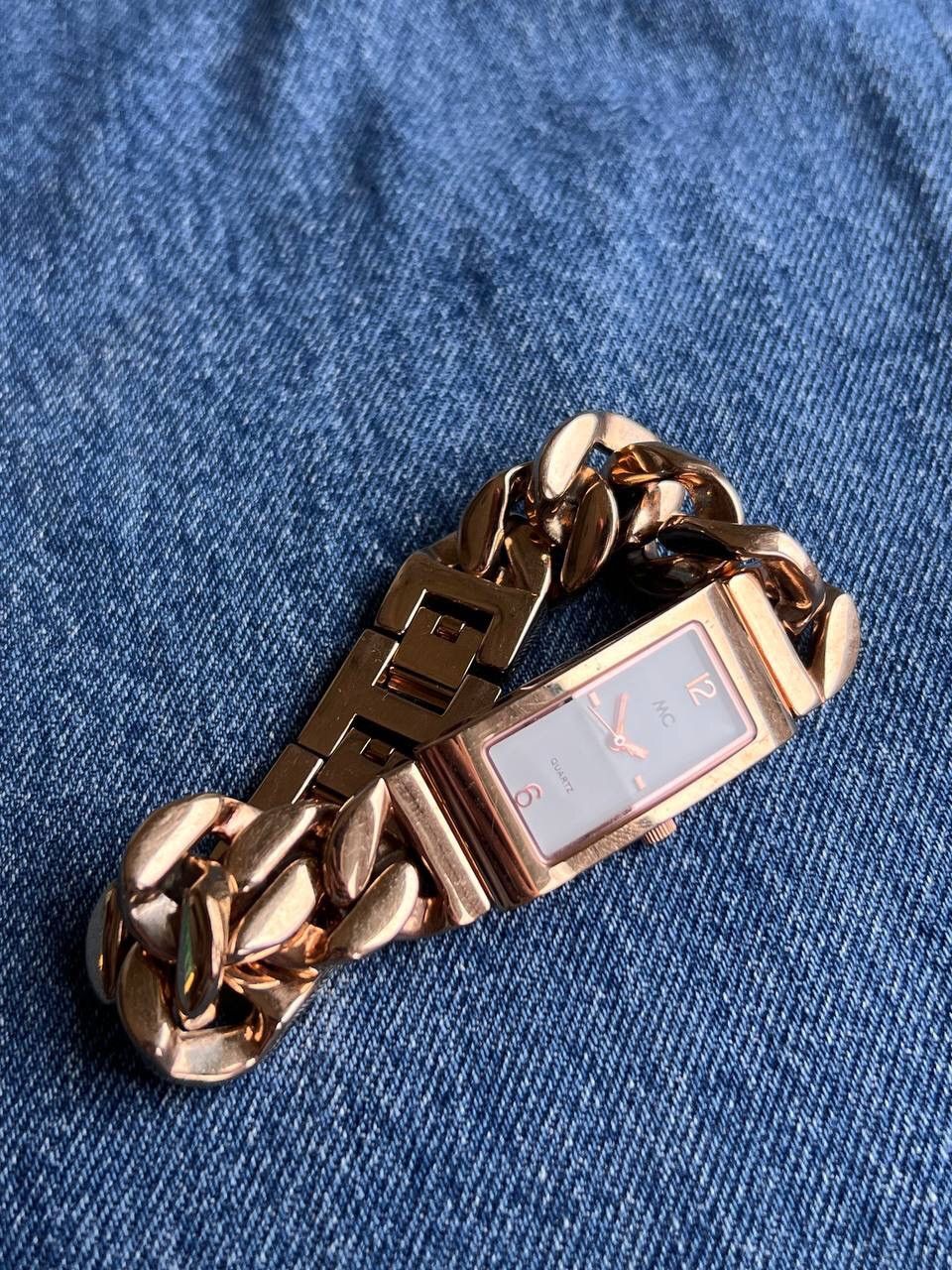 Japanese Brand × Vintage Vintage Japanese style Chain Metal futuristic Watch Bracelet Size ONE SIZE - 3 Thumbnail