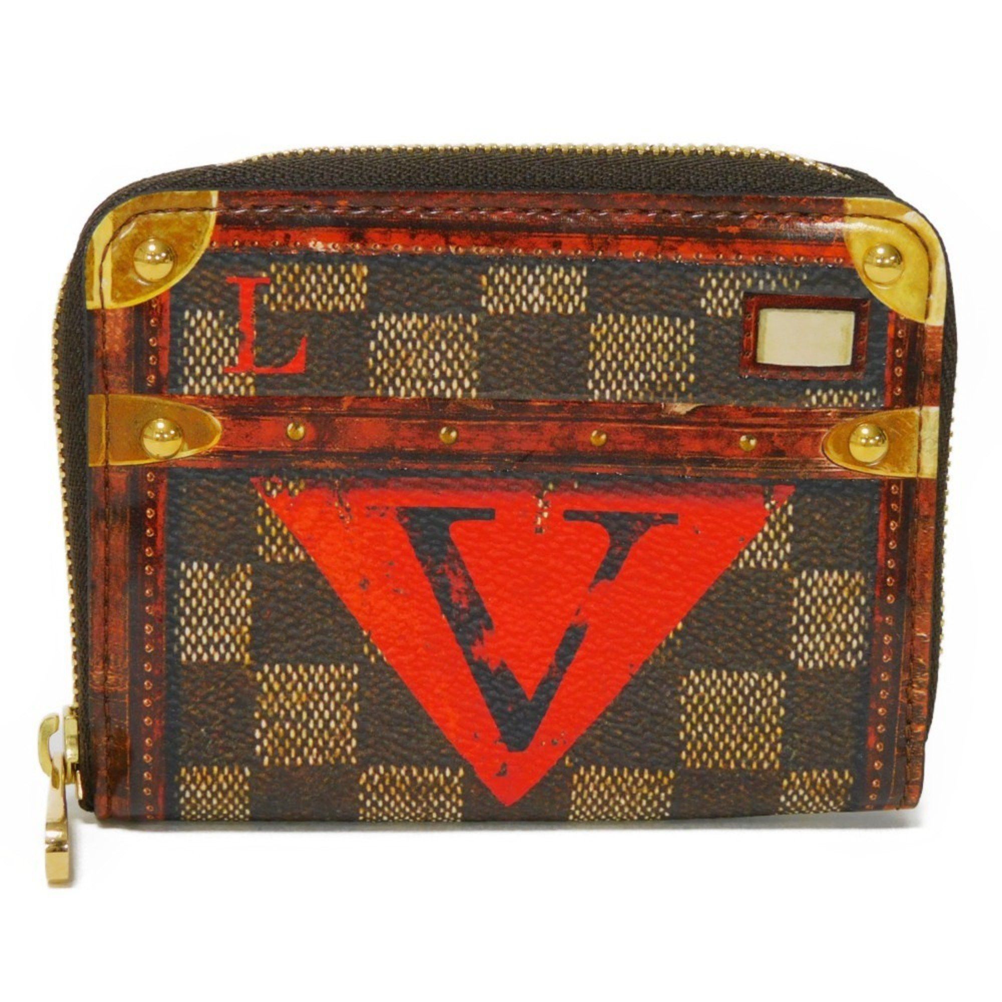 image of Louis Vuitton Wallet/coin Case Transformed Zippy Coin Purse Trompe L'oeil 18Aw Damier Trunk Time M5