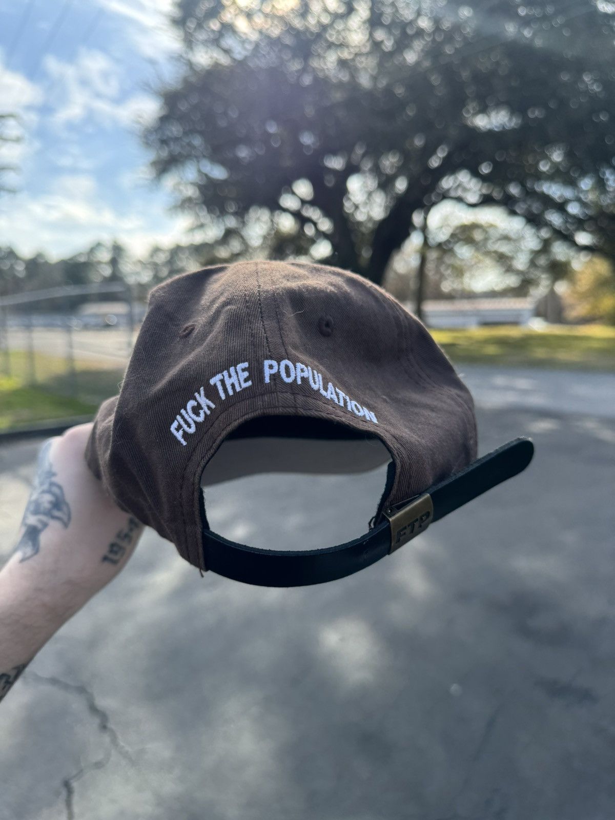 Fuck The Population FTP camp hat from 2021 drop Size ONE SIZE - 2 Thumbnail