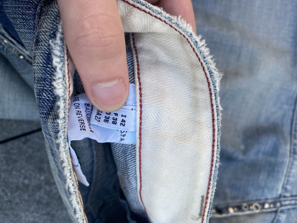 Marithe + Francois Girbaud vintage m+fg distressed low rise jeans Size 27" / US 4 / IT 40 - 6 Thumbnail