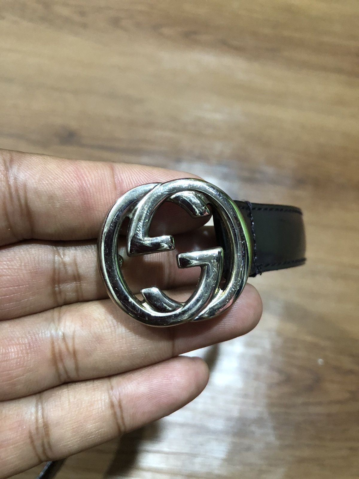 Gucci Vintage Gucci GG Buckle Belt Size ONE SIZE - 3 Thumbnail
