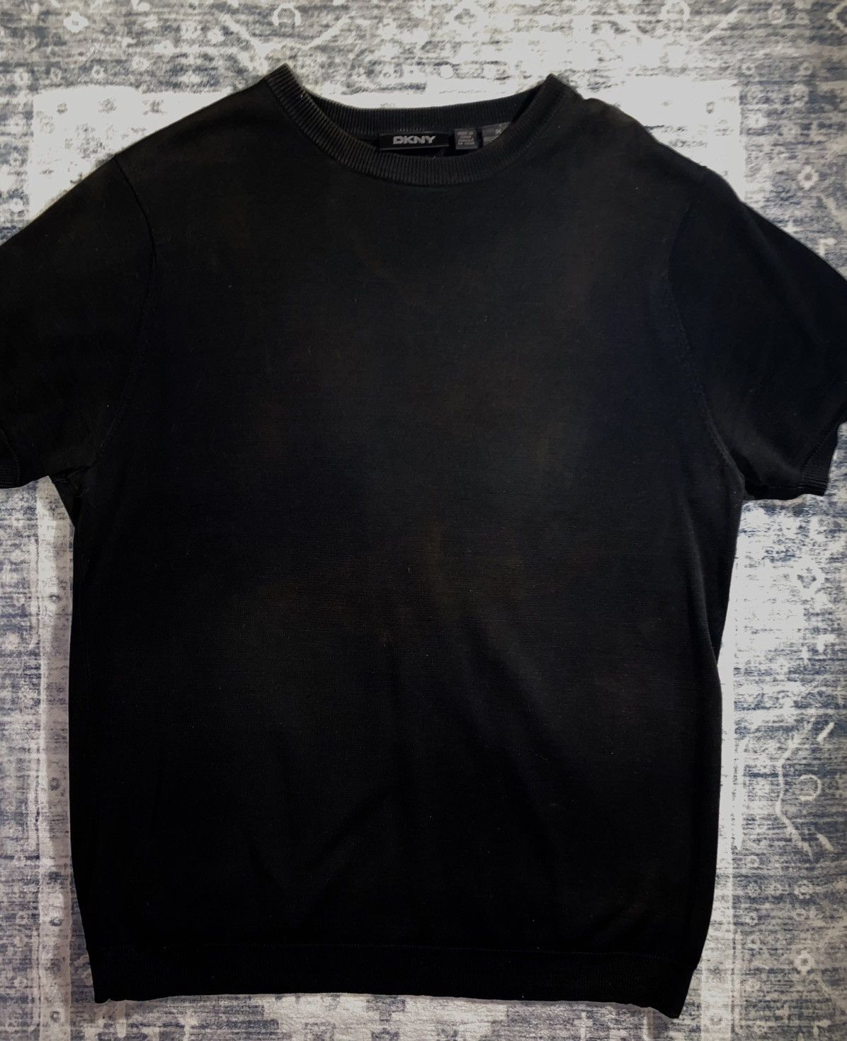 DKNY × Vintage Vintage DKNY Men’s Slim-Fit Short Sleeve Cotton Shirt Size US M / EU 48-50 / 2 - 2 Thumbnail