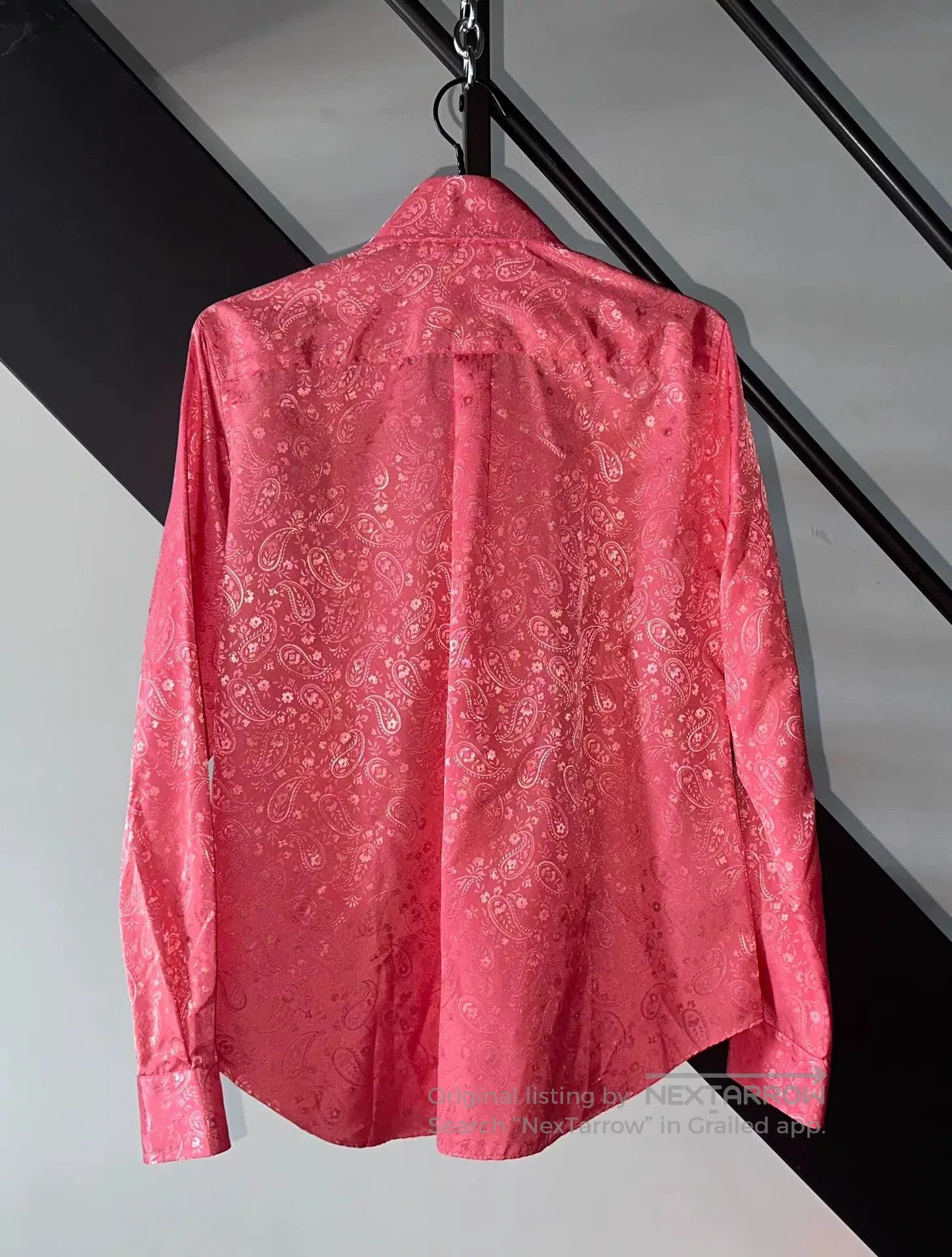 Comme des Garcons SHIRT Comme Des Garçons Pink Paisley Shirt. Size S / US 4 / IT 40 - 4 Thumbnail