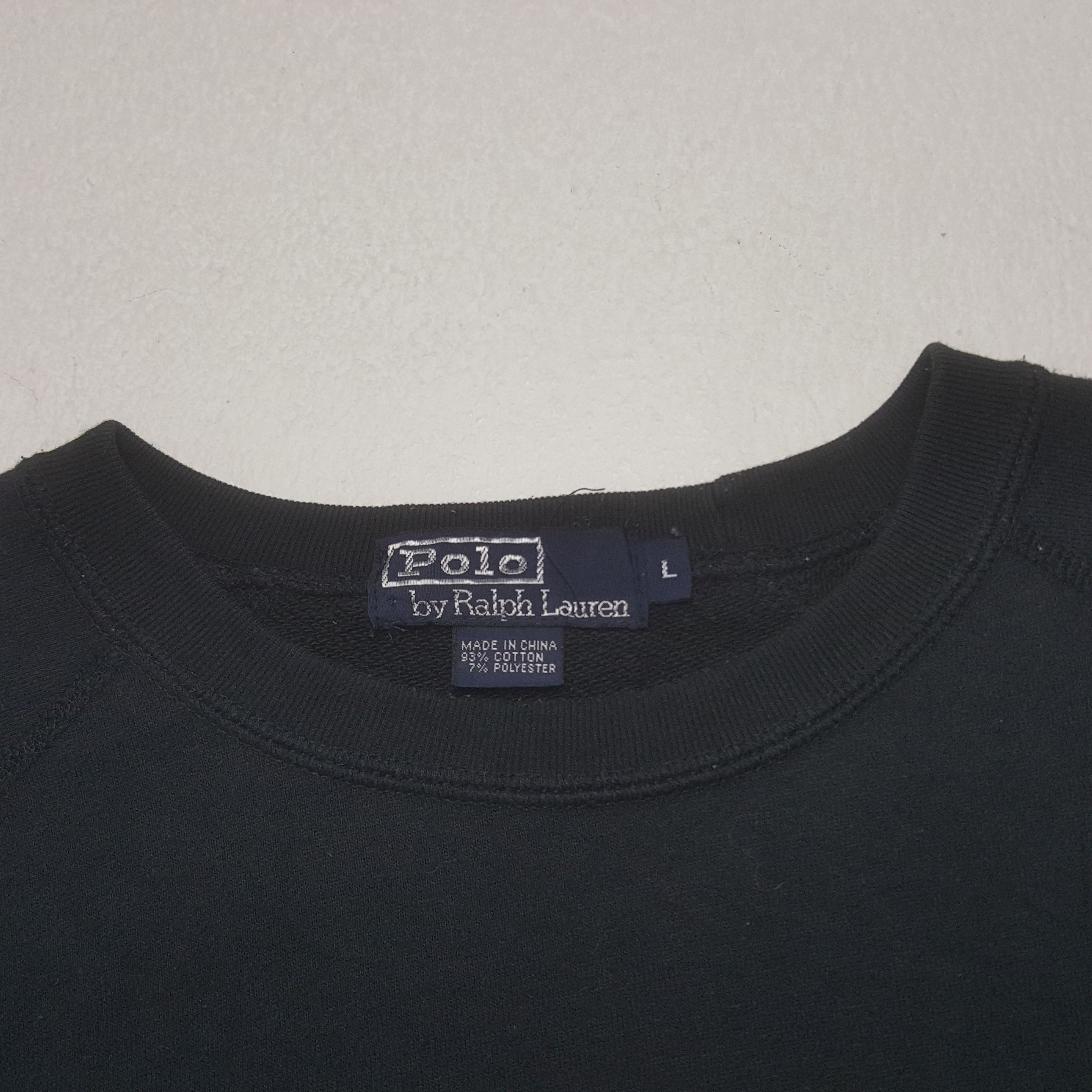 Polo Ralph Lauren × Vintage Vintage Polo Bear By Ralph Lauren Sweatshirt Size US L / EU 52-54 / 3 - 4 Thumbnail