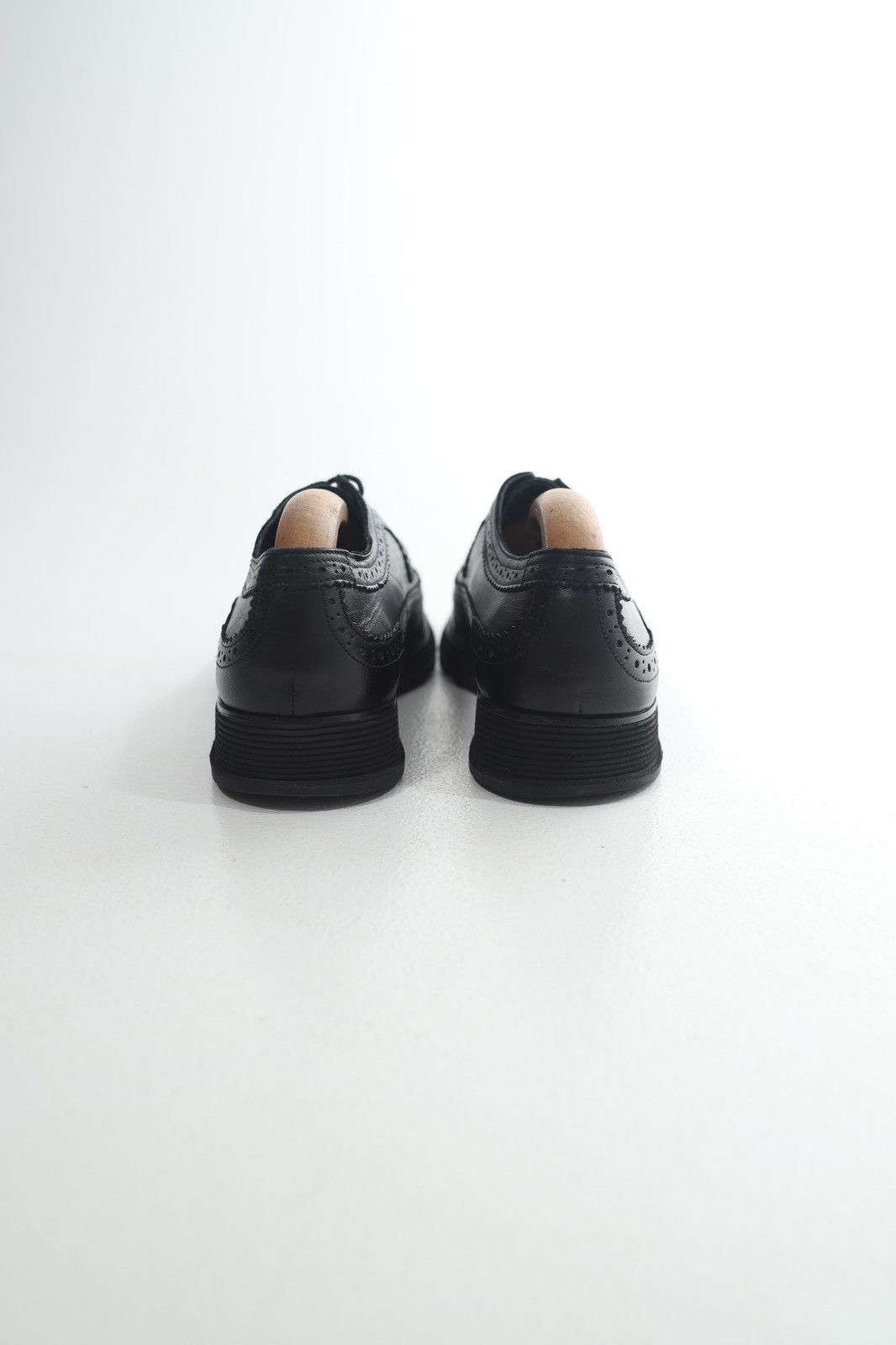 Prada PRADA Derby Leather Shoes Lace Rubber Sole Black Men’s Size US 8 / EU 41 - 5 Thumbnail