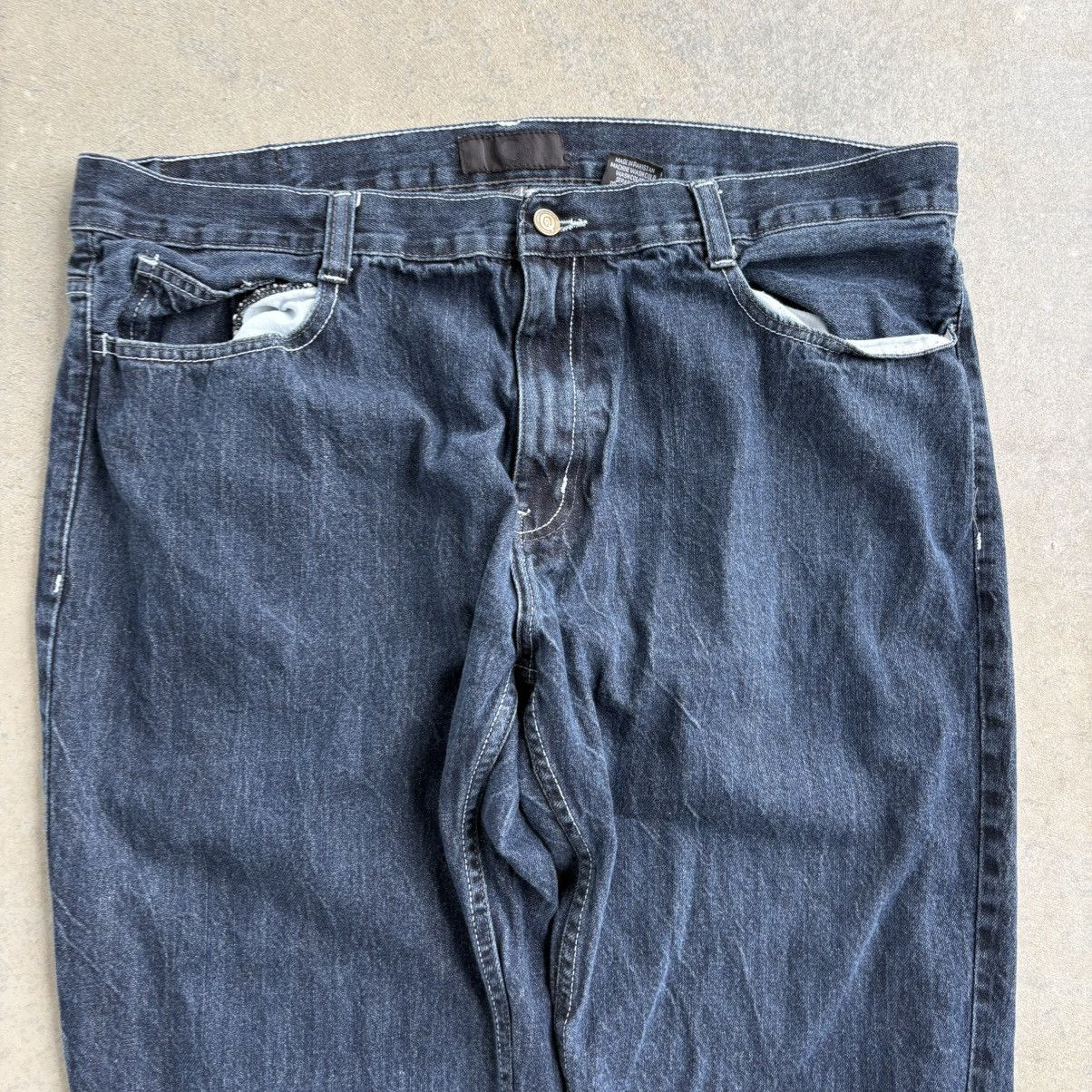 Southpole × Vintage Y2K Baggy "Q" Denim Jeans Wide Leg Skater Pants Southpole 42 Size US 42 / EU 58 - 8 Thumbnail
