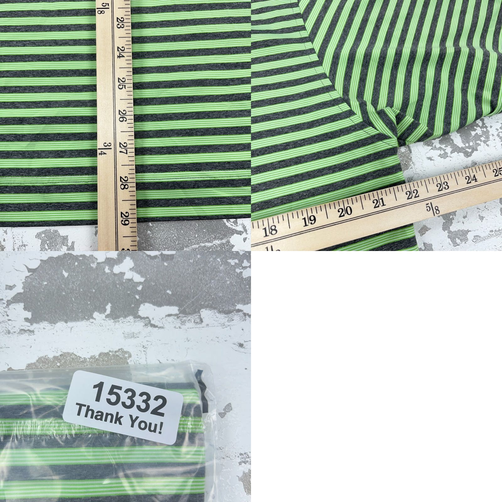 Footjoy FootJoy Polo Shirt Men M Green Striped Performance Golf Activewear Casual Travel Size US M / EU 48-50 / 2 - 8 Thumbnail