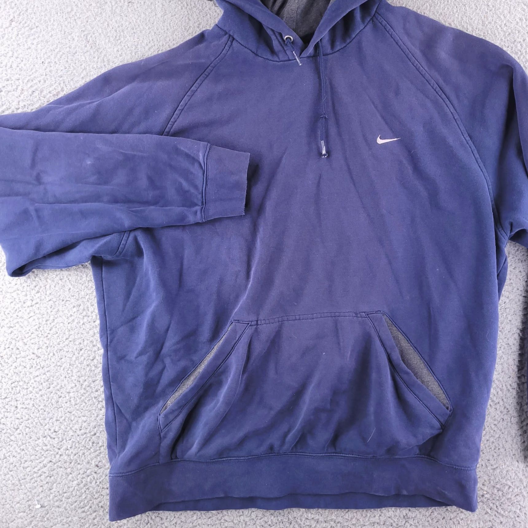 Nike Nike Hoodie Mens XL Blue Pullover Logo Sweatshirt Size US XL / EU 56 / 4 - 2 Thumbnail