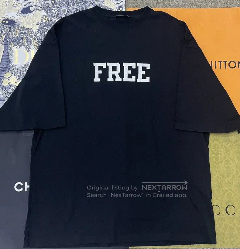 Balenciaga Balenciaga Black lettered short-sleeve T-shirt, size M Size US M / EU 48-50 / 2 - 1 Thumbnail