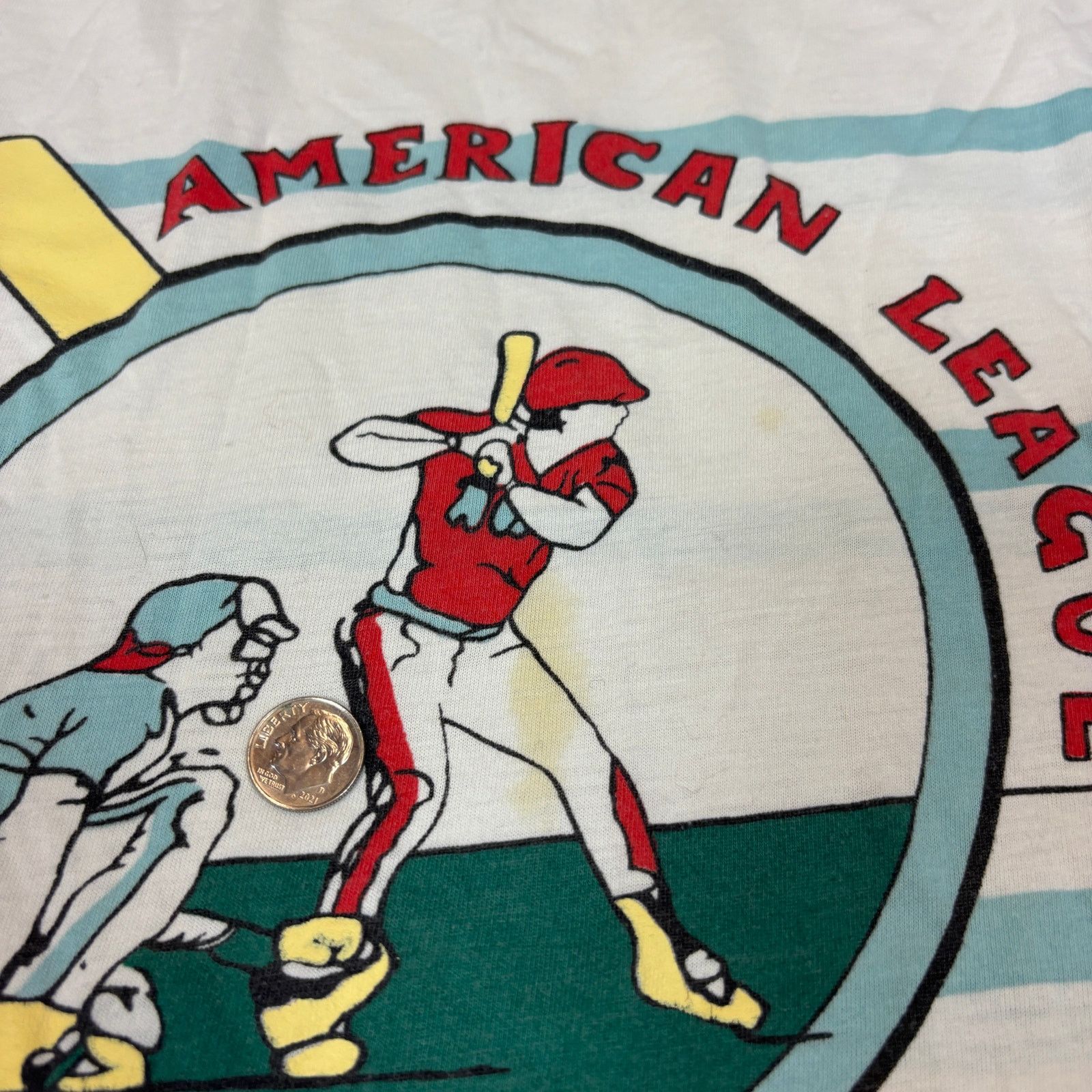 Dunlop × Vintage Vintage Dunlop North American League Baseball Shirt Men's XL Size US XL / EU 56 / 4 - 9 Thumbnail