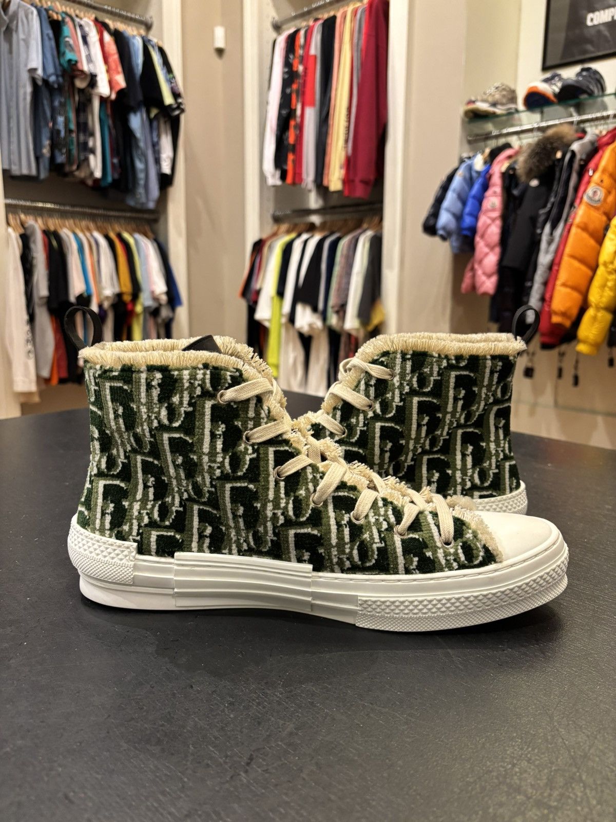 Dior Dior B23 ‘Olive Tapestry’ Size US 13 / EU 46 - 4 Thumbnail